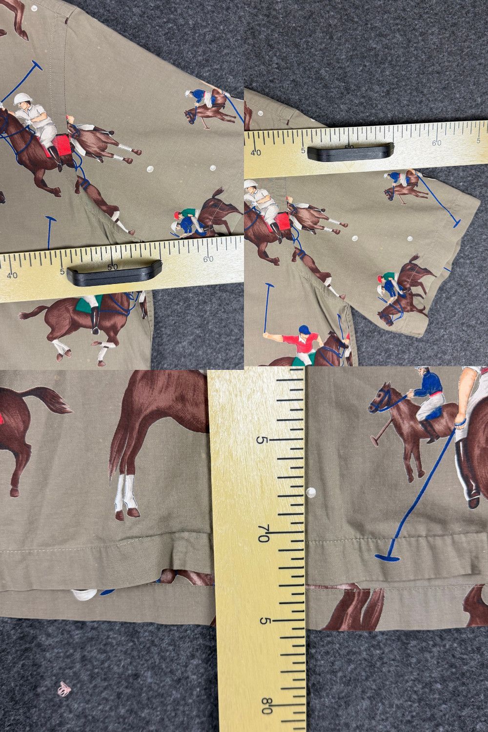 Polo Ralph Lauren (c.1988–1992) Polo Ralph Lauren Equestrian Print Shirt Size US M / EU 48-50 / 2 - 14 Thumbnail