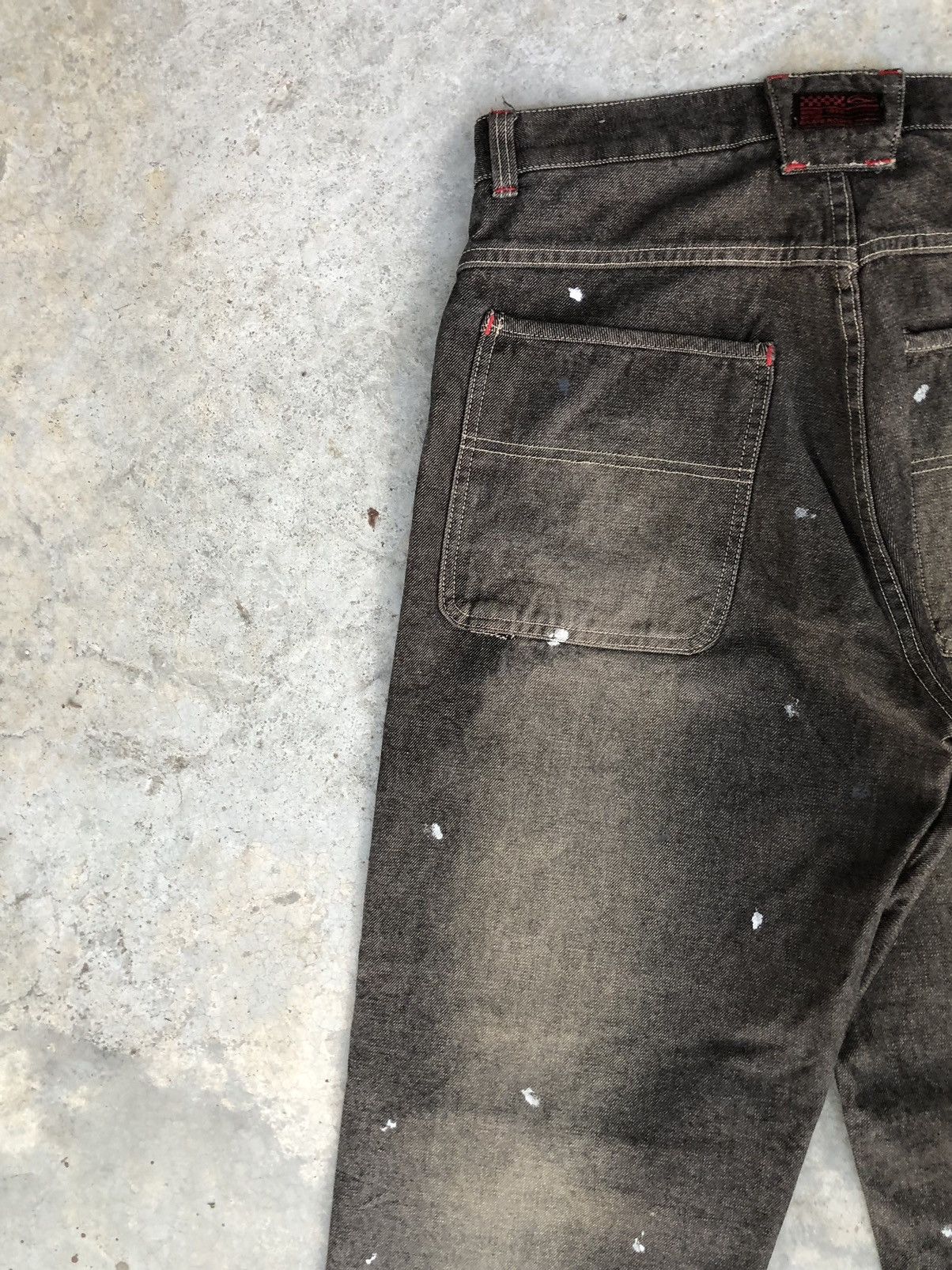 Vintage Baggy Jeans Vans Distressed Jeans Hip Hop Carpenter Size US 32 / EU 48 - 9 Thumbnail