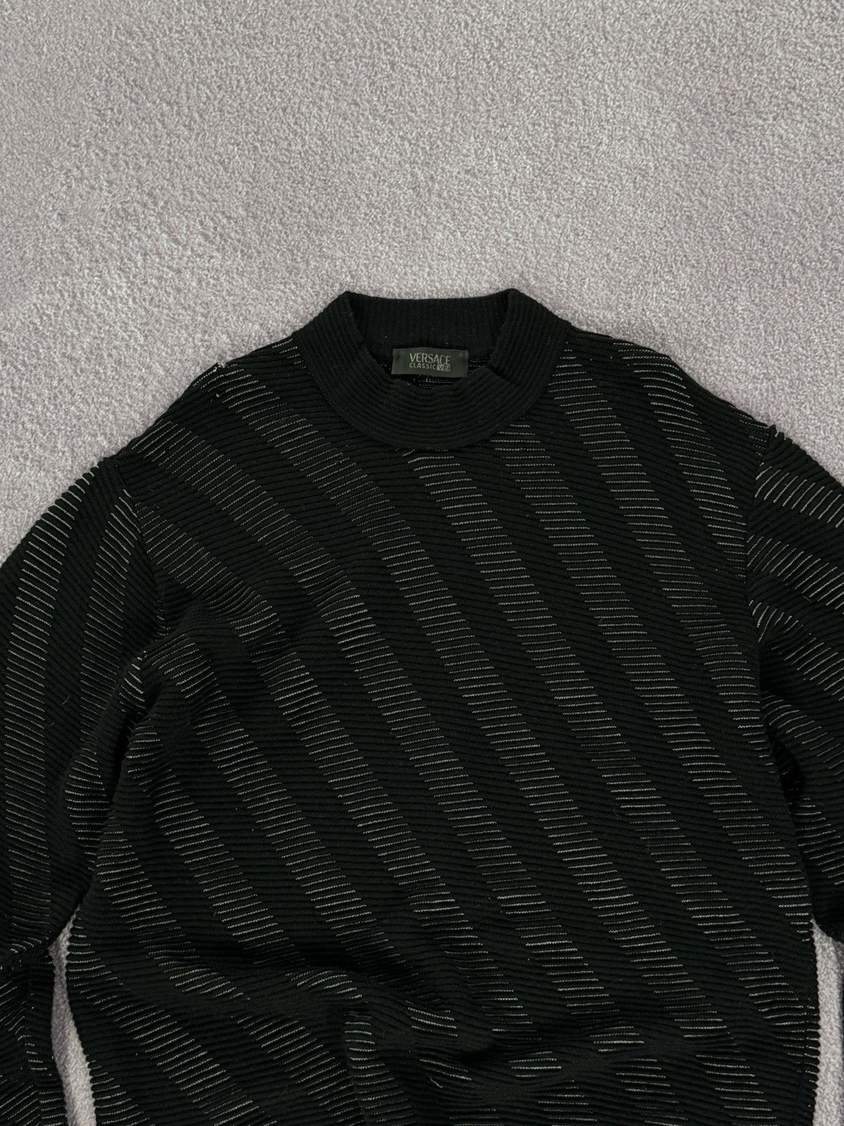 Versace Versace 90’s Vintage Knit V2 Archival Baggy Sweater Size US M / EU 48-50 / 2 - 2 Thumbnail