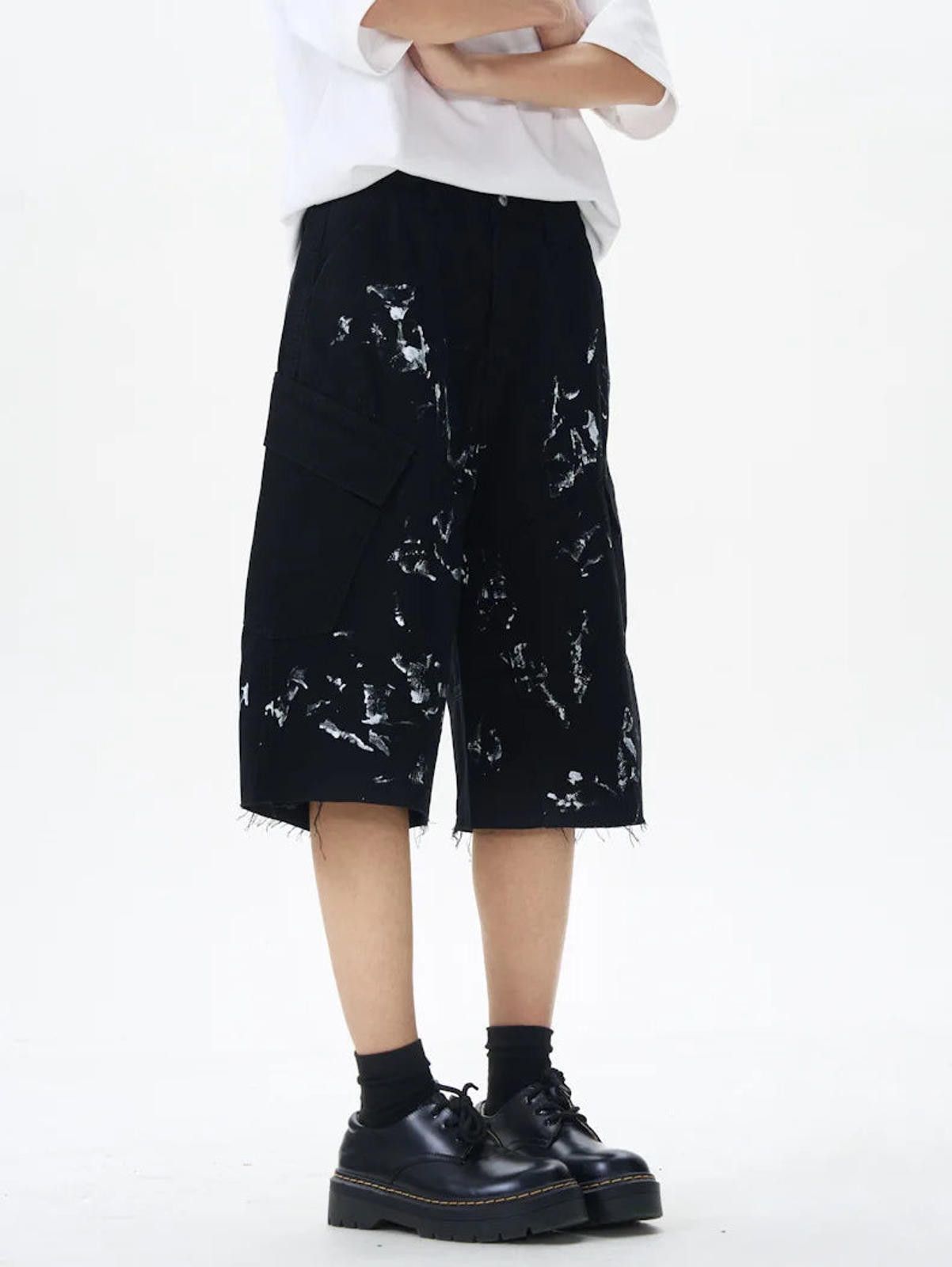 Other Paint Splash Raw Hem Jorts Size US 32 / EU 48 - 9 Thumbnail