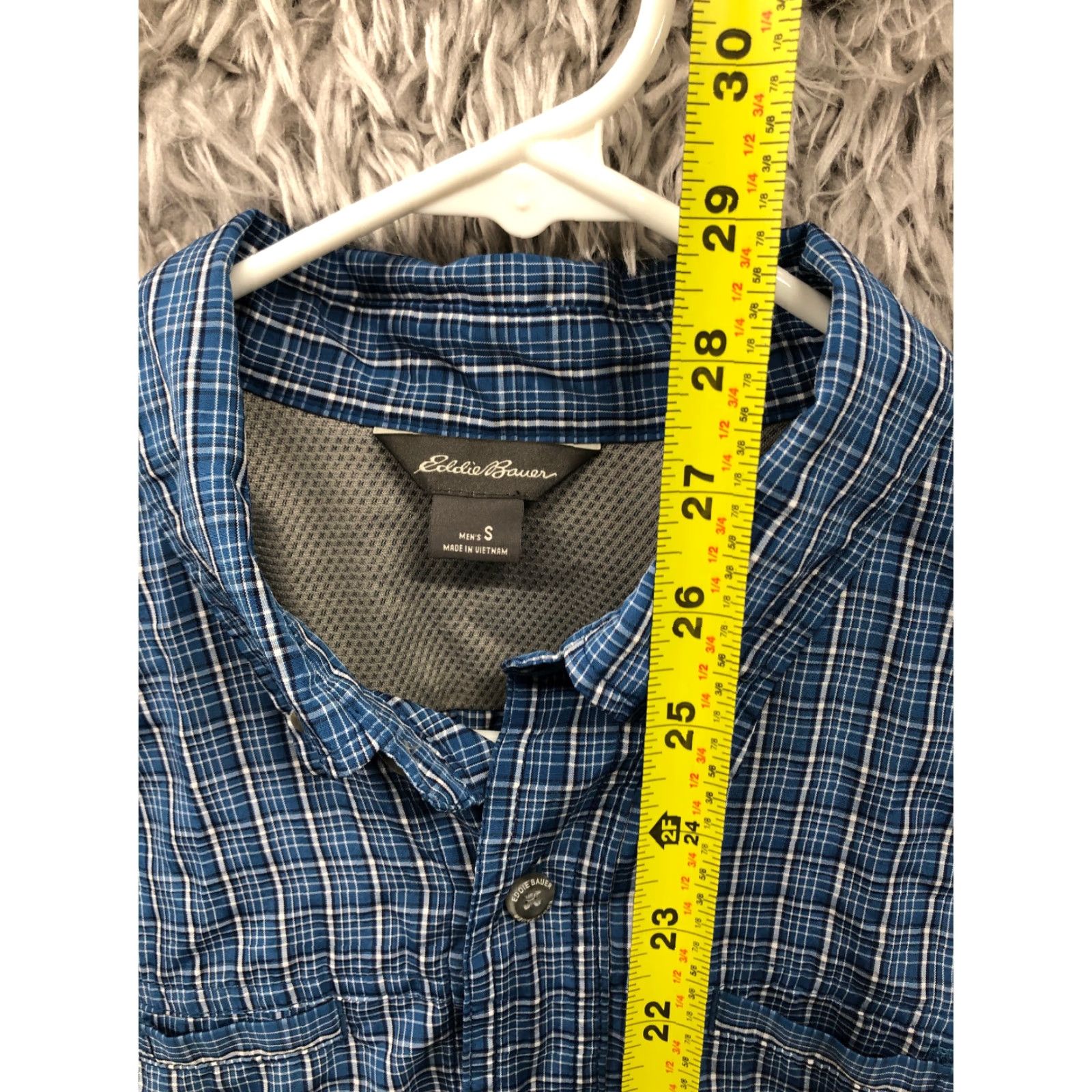 Eddie Bauer Eddie Bauer Shirt Mens Blue Plaid Long Sleeve Button Down Collar Size S Size US S / EU 44-46 / 1 - 7 Thumbnail