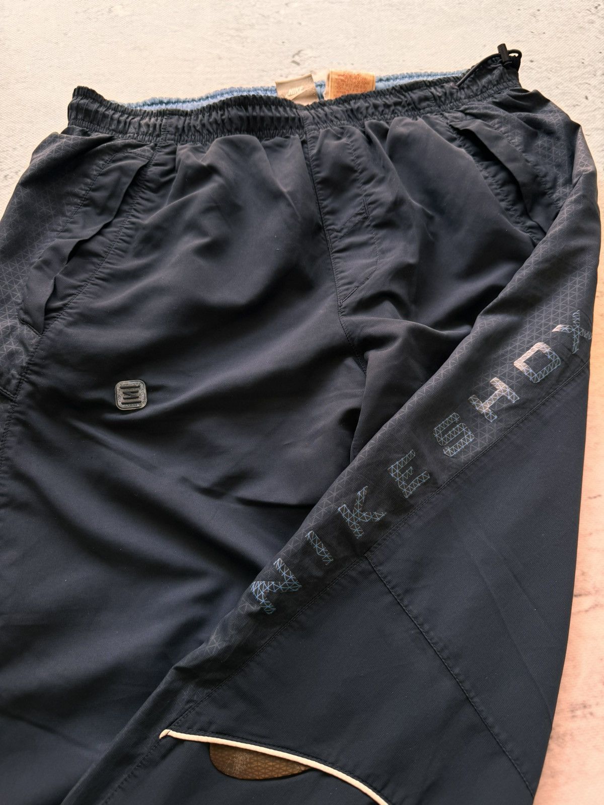 Nike × Vintage NIKE SHOX VINTAGE BASIC LOGO OVERSIZE BAGGY PANTS Size US 32 / EU 48 - 3 Thumbnail