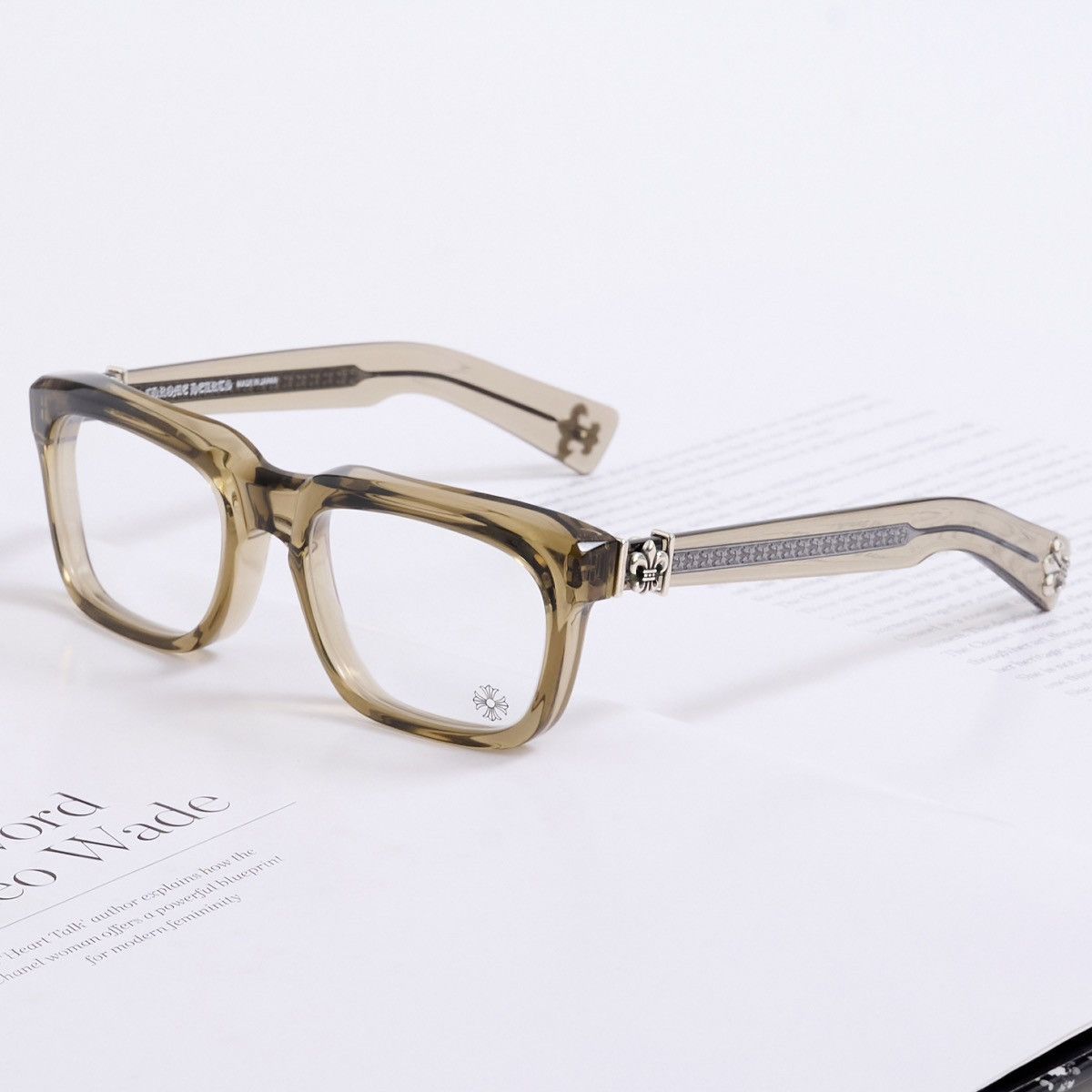 Chrome Hearts CHROME HEARTS SEE YOU IN TEA ARMY GLASSES Size ONE SIZE - 2 Thumbnail