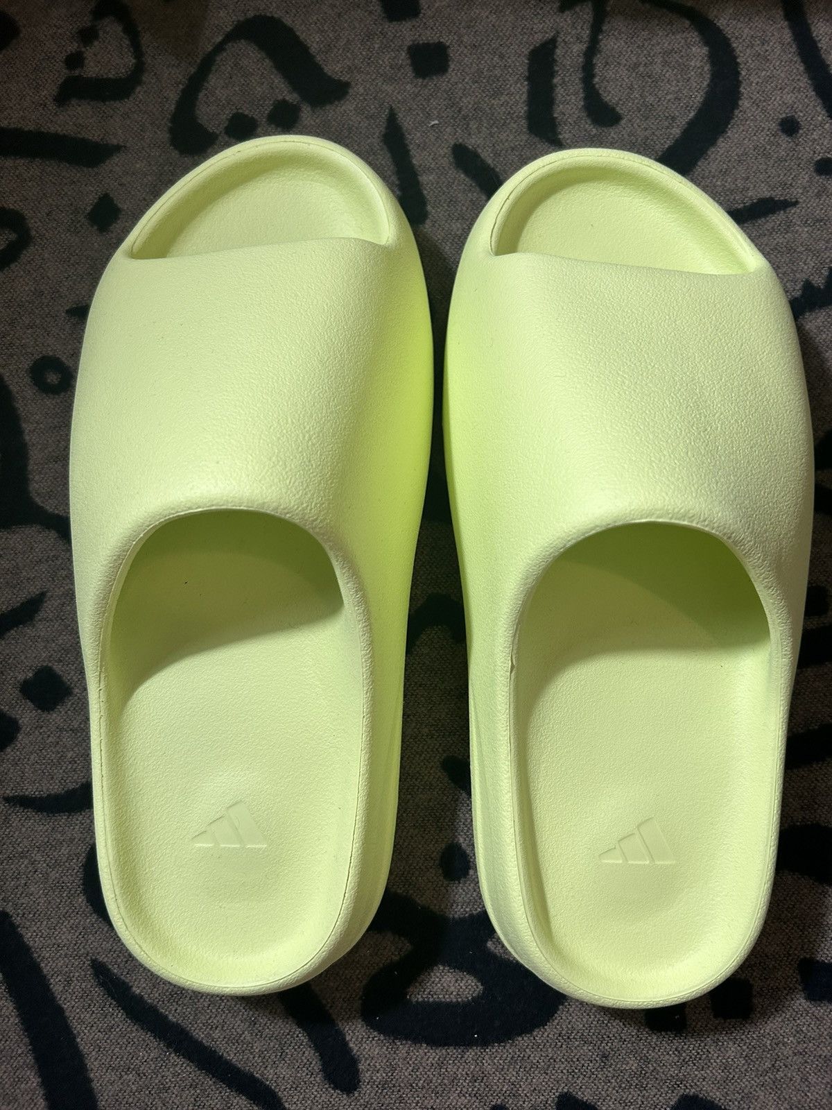 Adidas × Kanye West Adidas Yeezy Slide Glow Green Size US 10 / EU 43 - 1 Thumbnail