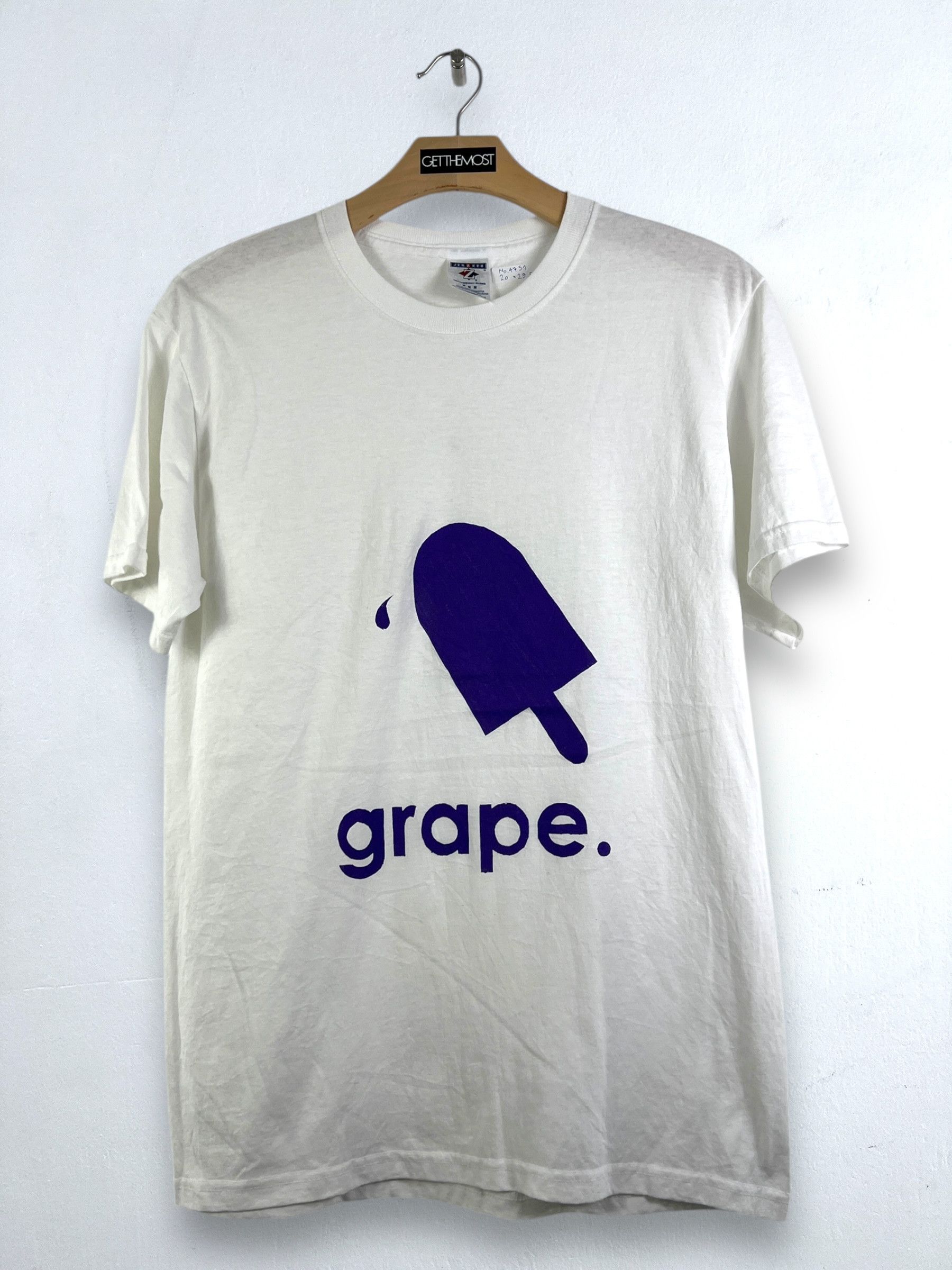 Vintage No.4751 Vintage Y2K Graphic Tee Grape. Ice Cream (M) Size US M / EU 48-50 / 2 - 1 Thumbnail