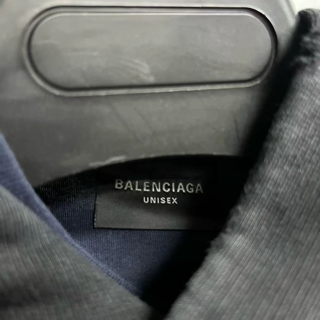 Balenciaga black balenciaga logo hoodie sweatshirt Size US S / EU 44-46 / 1 - 3 Thumbnail