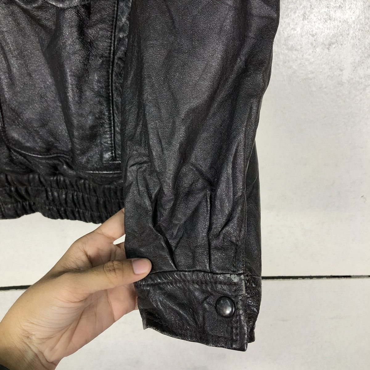 Japanese Brand 🔥VINTAGE BIKER LEATHER JACKET GARGON ISSEY MIYAKE FUR COLLAR Size US M / EU 48-50 / 2 - 15 Thumbnail