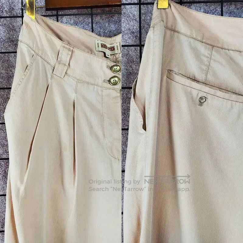 Kenzo KENZO Summer Pink Wrinkled Casual Pants . Size 23" - 6 Thumbnail