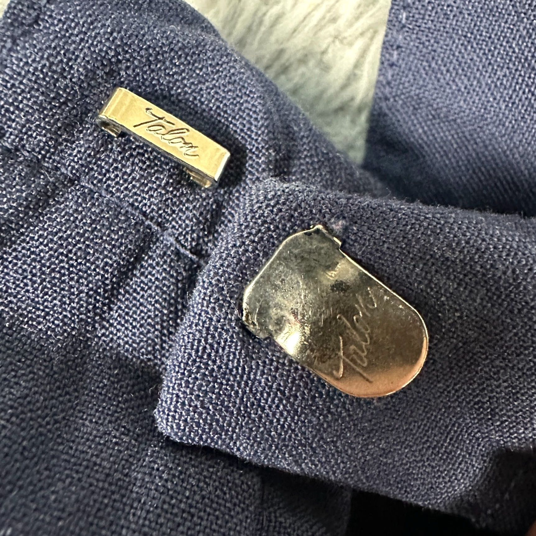 Vintage Vintage 60s US Air Force Navy Military Trousers 32x29 1960s True Vintage Dress Pants Mens Blue Wool Wide-Leg Inseam 32"} Size US 30 / EU 46 - 6 Thumbnail