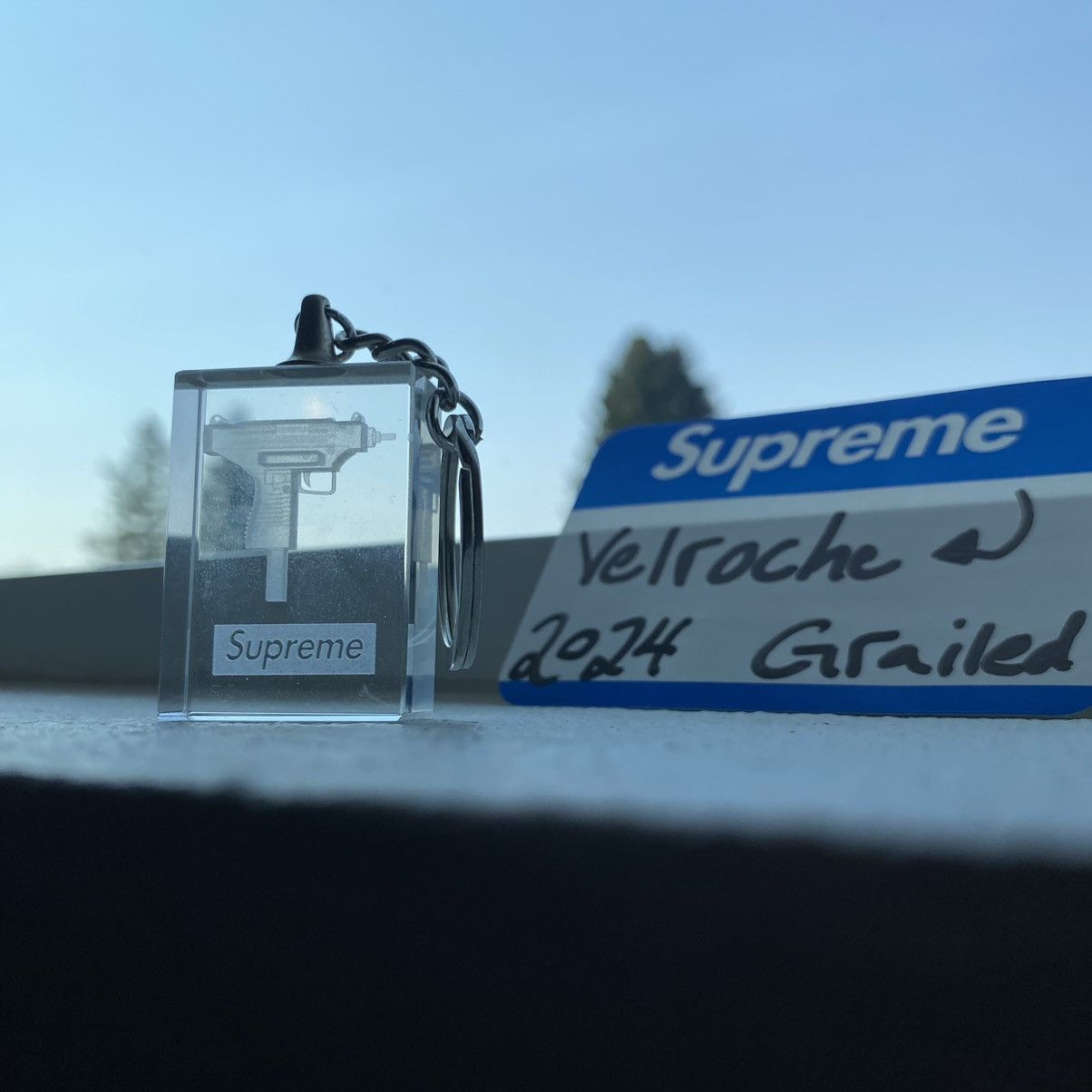 Supreme Lucite Uzi Keychain *RARE* Size ONE SIZE - 2 Thumbnail