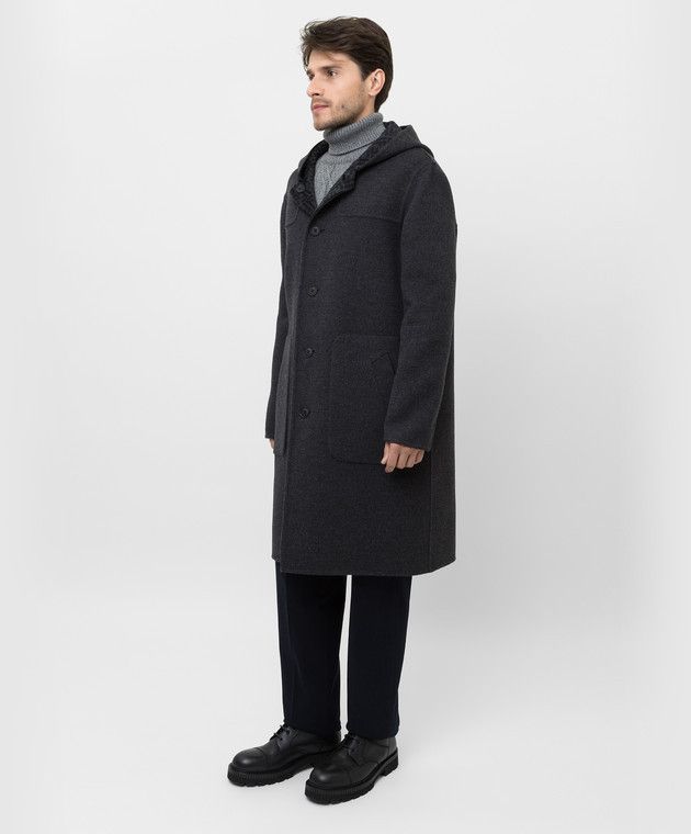 Fendi o1s1wg110226 Duffel Coat in Dark Gray Size US S / EU 44-46 / 1 - 2 Thumbnail