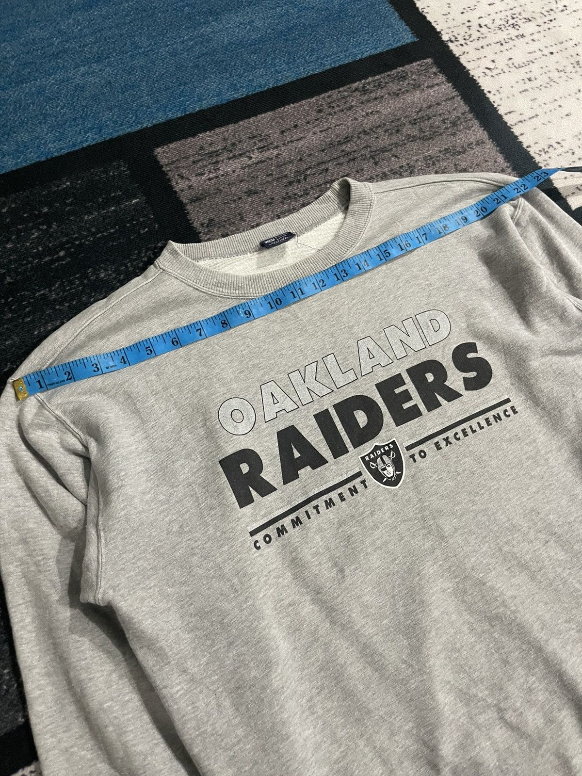 NFL × Vintage Vintage Oakland Raiders Nfl Sweatshirt Size US L / EU 52-54 / 3 - 10 Thumbnail
