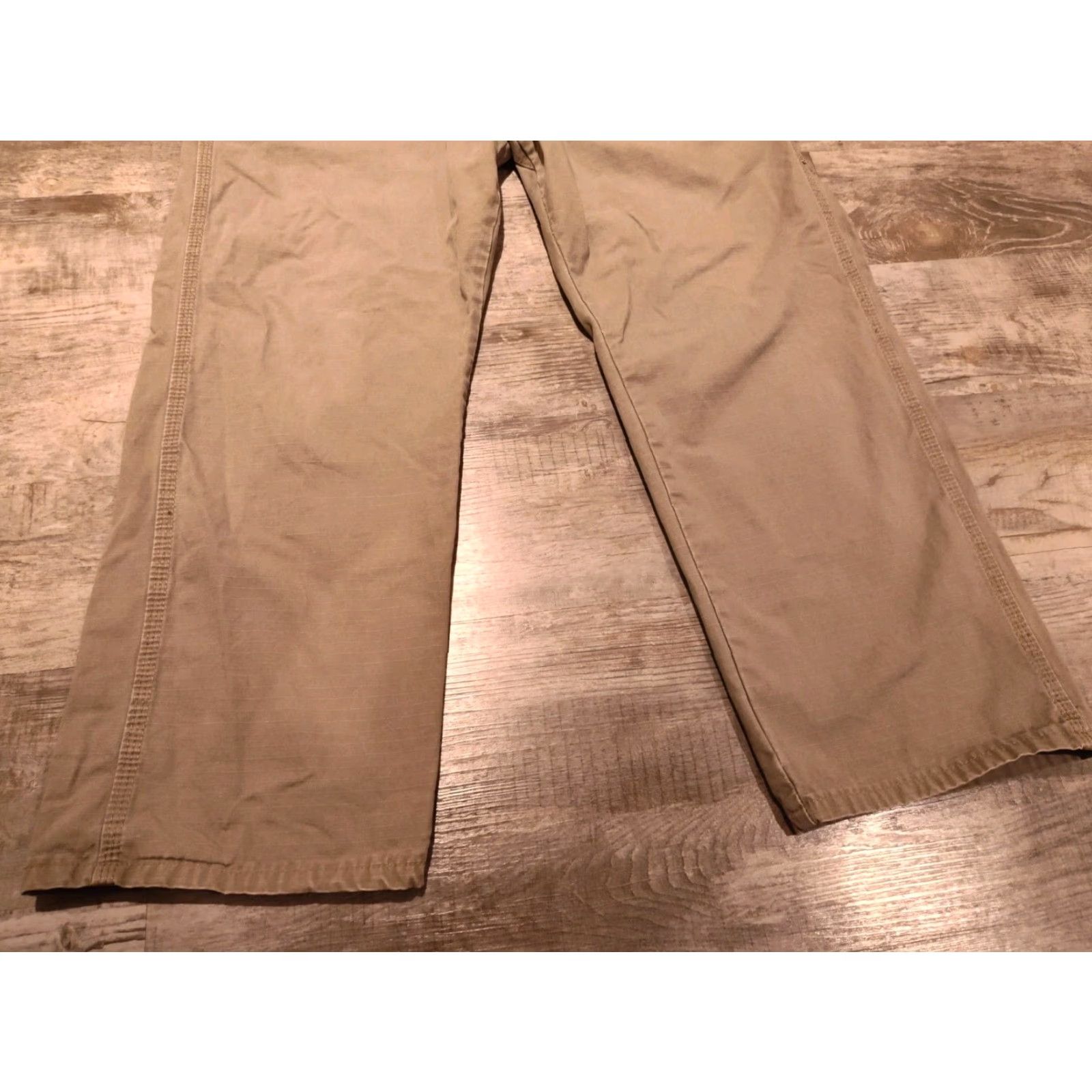 Wrangler VINTAGE Wrangler RIGGS Workwear Pants Men Size 36x30 Brown Canvas Carpenter Work Leg Style Size US 36 / EU 52 - 3 Thumbnail