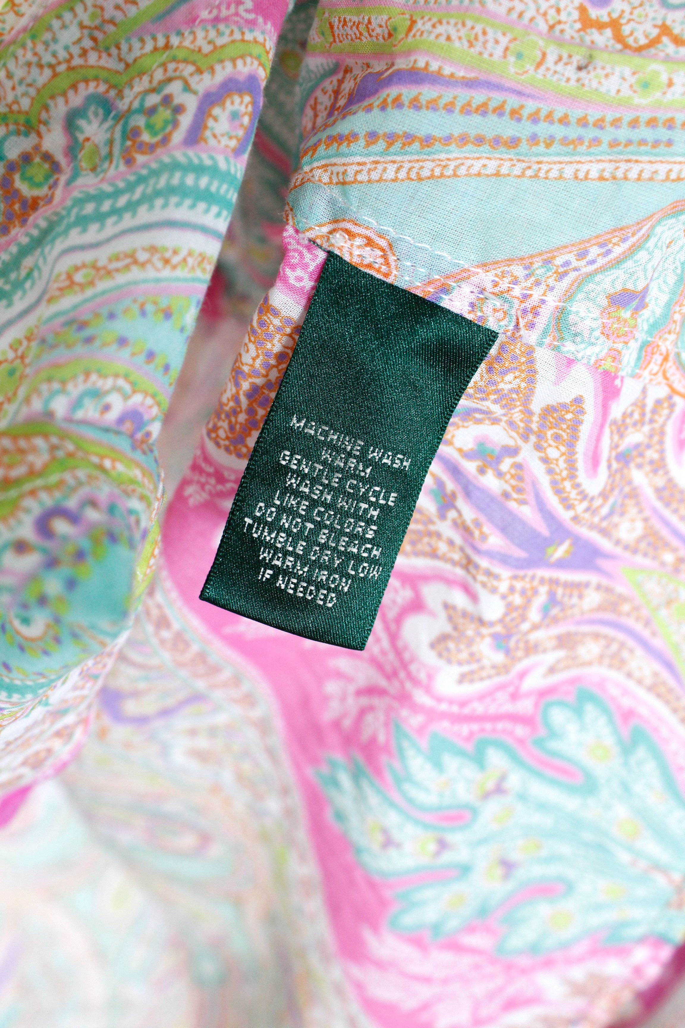 Lauren Ralph Lauren × Polo Ralph Lauren Lauren Ralph Lauren Paisley Printed Pattern Shirt Baroque Size L / US 10 / IT 46 - 6 Thumbnail