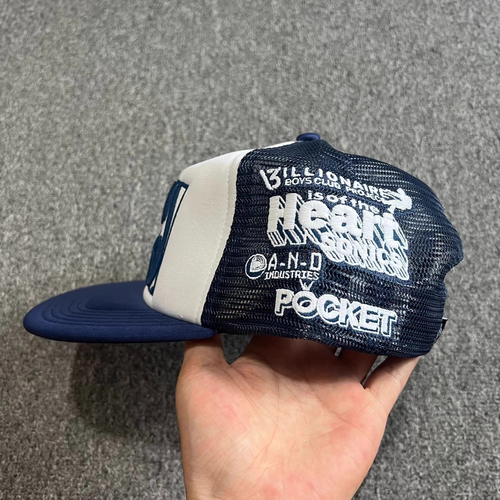 Billionaire Boys Club BBC 3D AstronautHead Mesh Trucker Baseball Cap & Sun Hat Q7 Size ONE SIZE - 4 Thumbnail