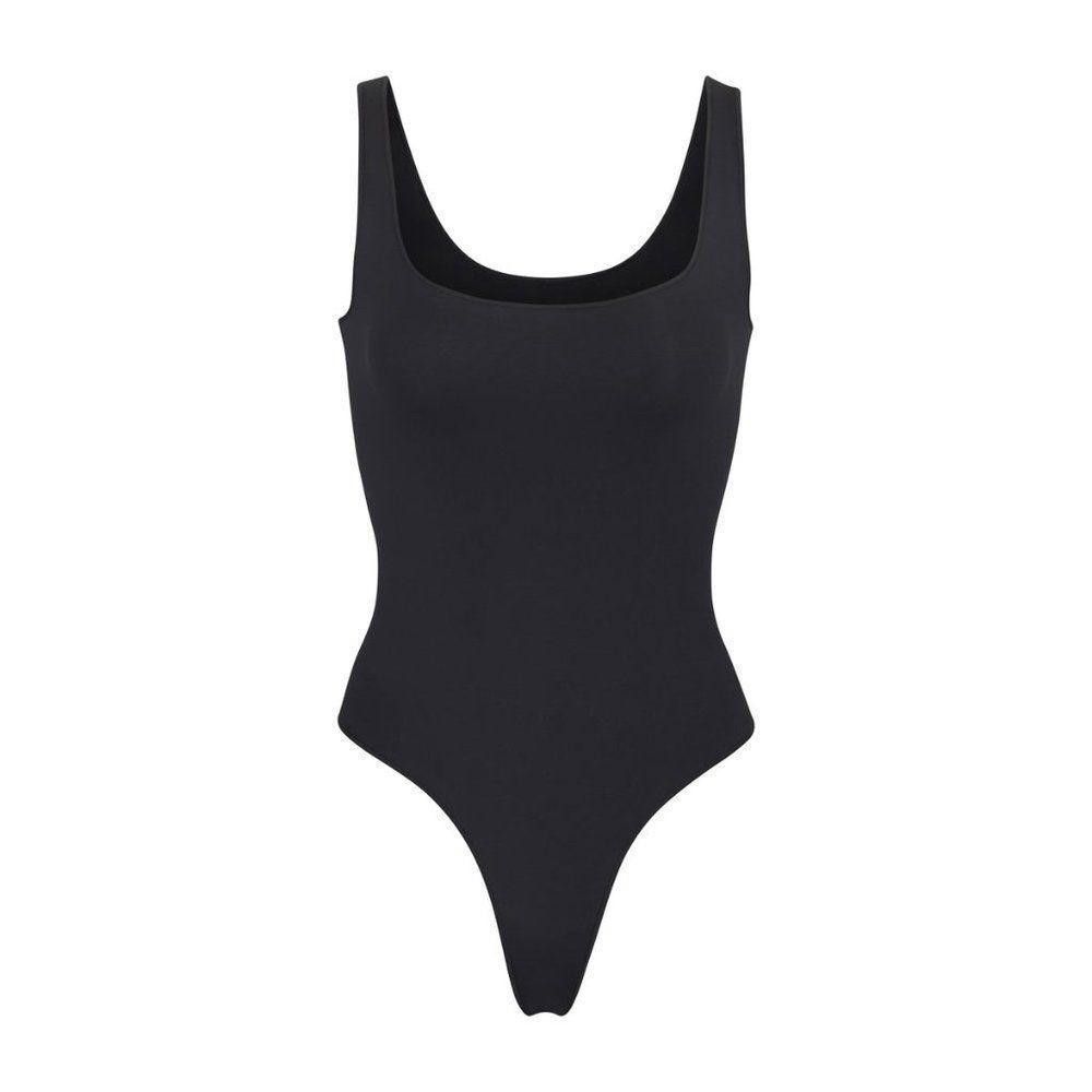 Designer CT1330a SKIMS SCOOP NECK BODYSUIT Soot Size XXS / US 00 / IT 34 - 1 Thumbnail