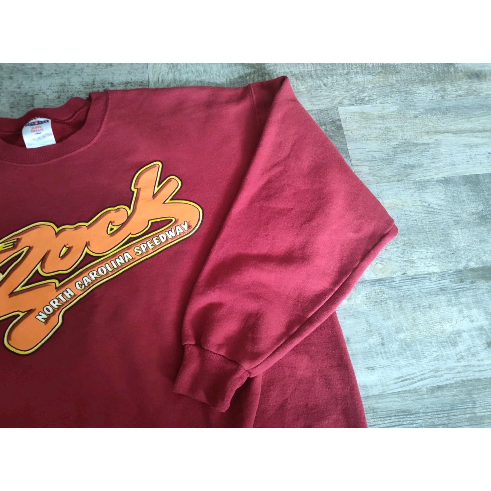 Jerzees VINTAGE Vtg 90s The Rock North Carolina Speedway Crewneck Sweatshirt Nascar Racing XL Size US XL / EU 56 / 4 - 3 Thumbnail