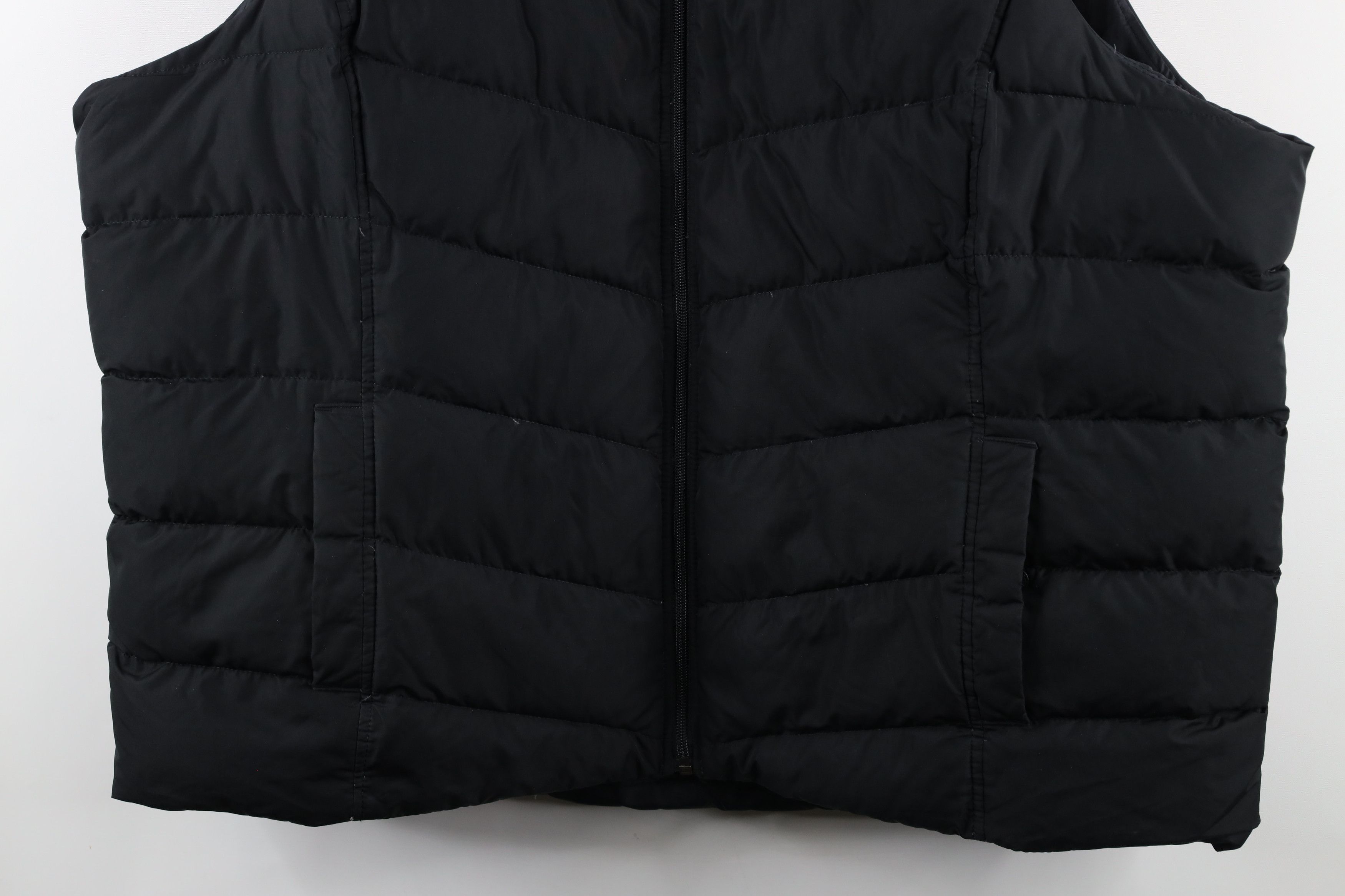 Lands' End × Vintage Vintage Lands End Fill Full Zip Puffer Vest Jacket Black Size US XXL / EU 58 / 5 - 3 Thumbnail