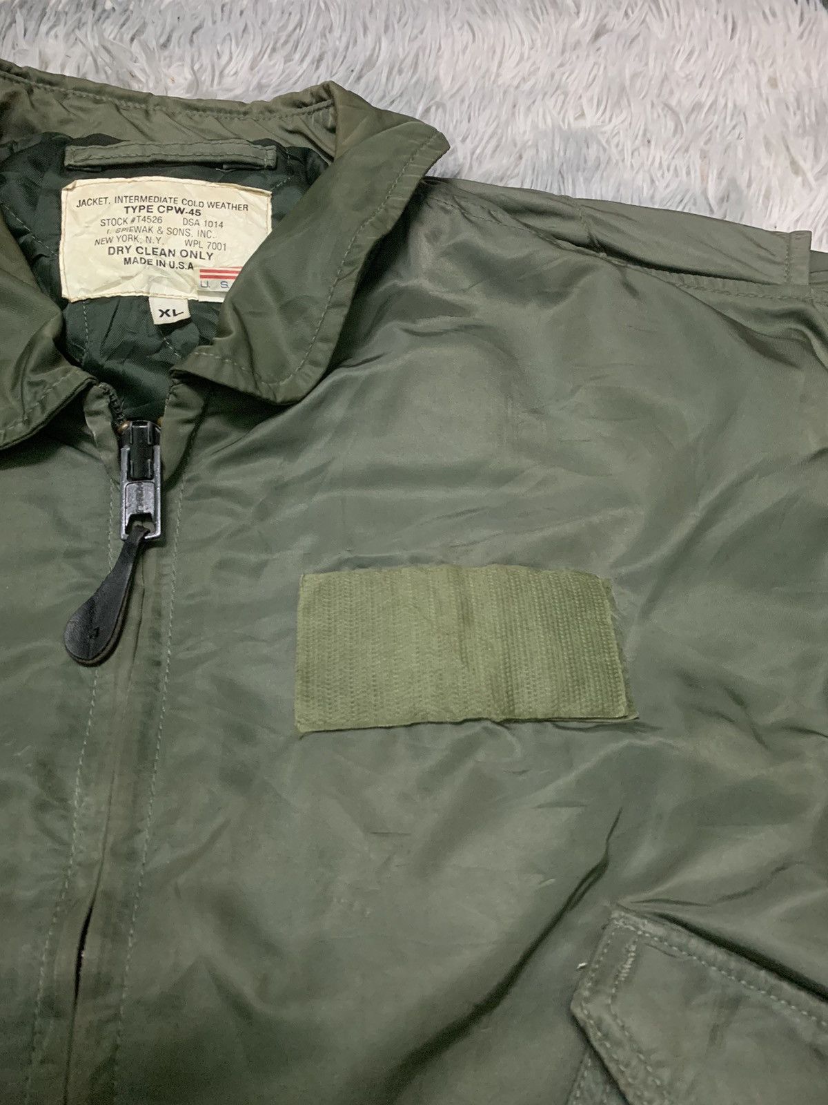 I. Spiewak And Sons 90s TYPE CPW-45 BOMBER JACKET RARE Size US XL / EU 56 / 4 - 7 Thumbnail