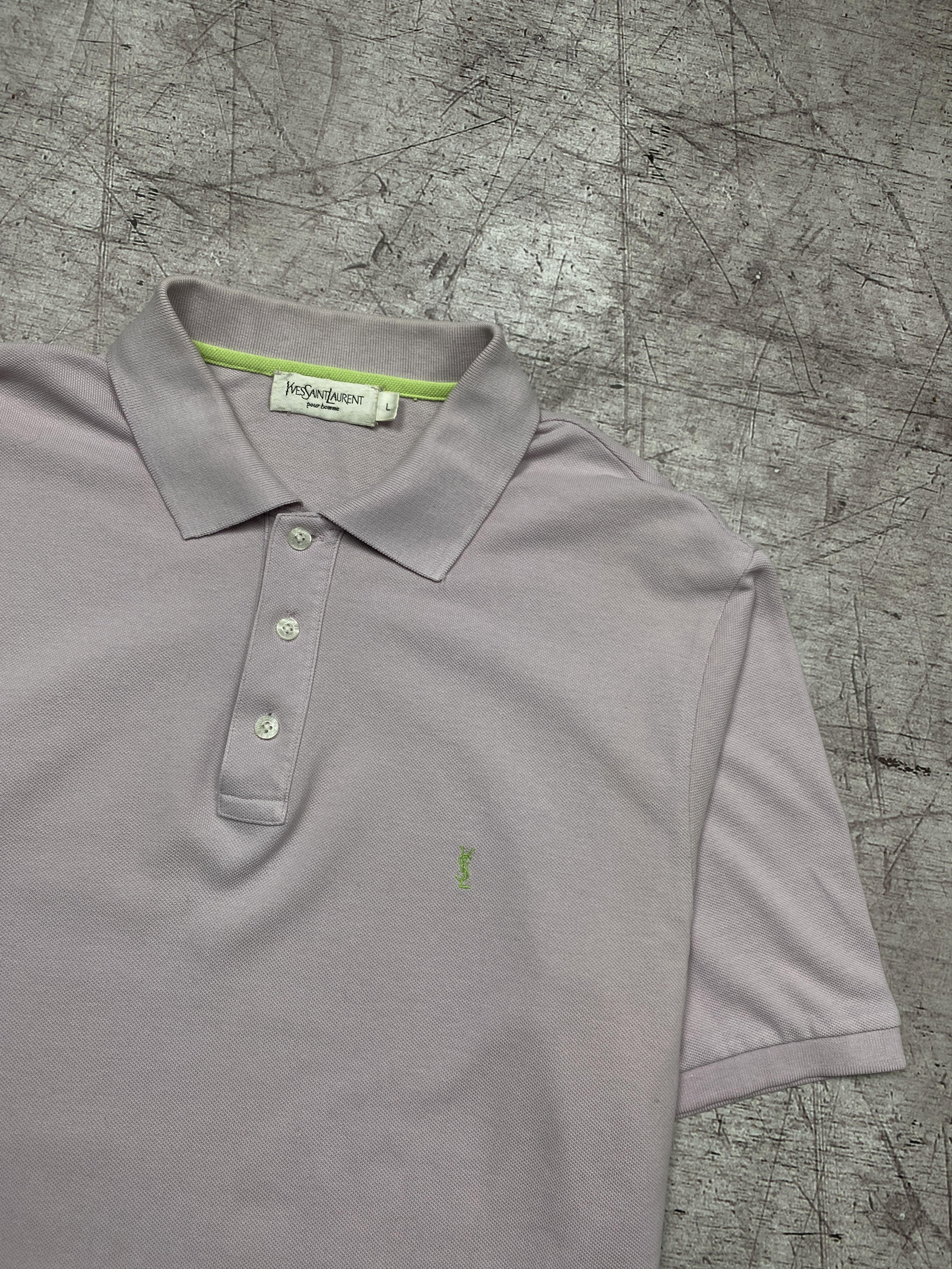 Yves Saint Laurent Yves Saint Laurent YSL Vintage Mens Polo Shirt Size US L / EU 52-54 / 3 - 2 Thumbnail