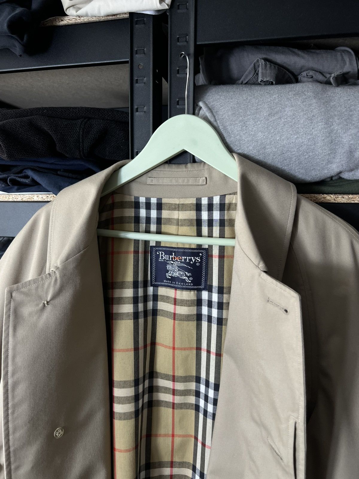 Burberry Burberrys Vintage Trench Coat Beige Nova Check L England Size L / US 10 / IT 46 - 5 Thumbnail