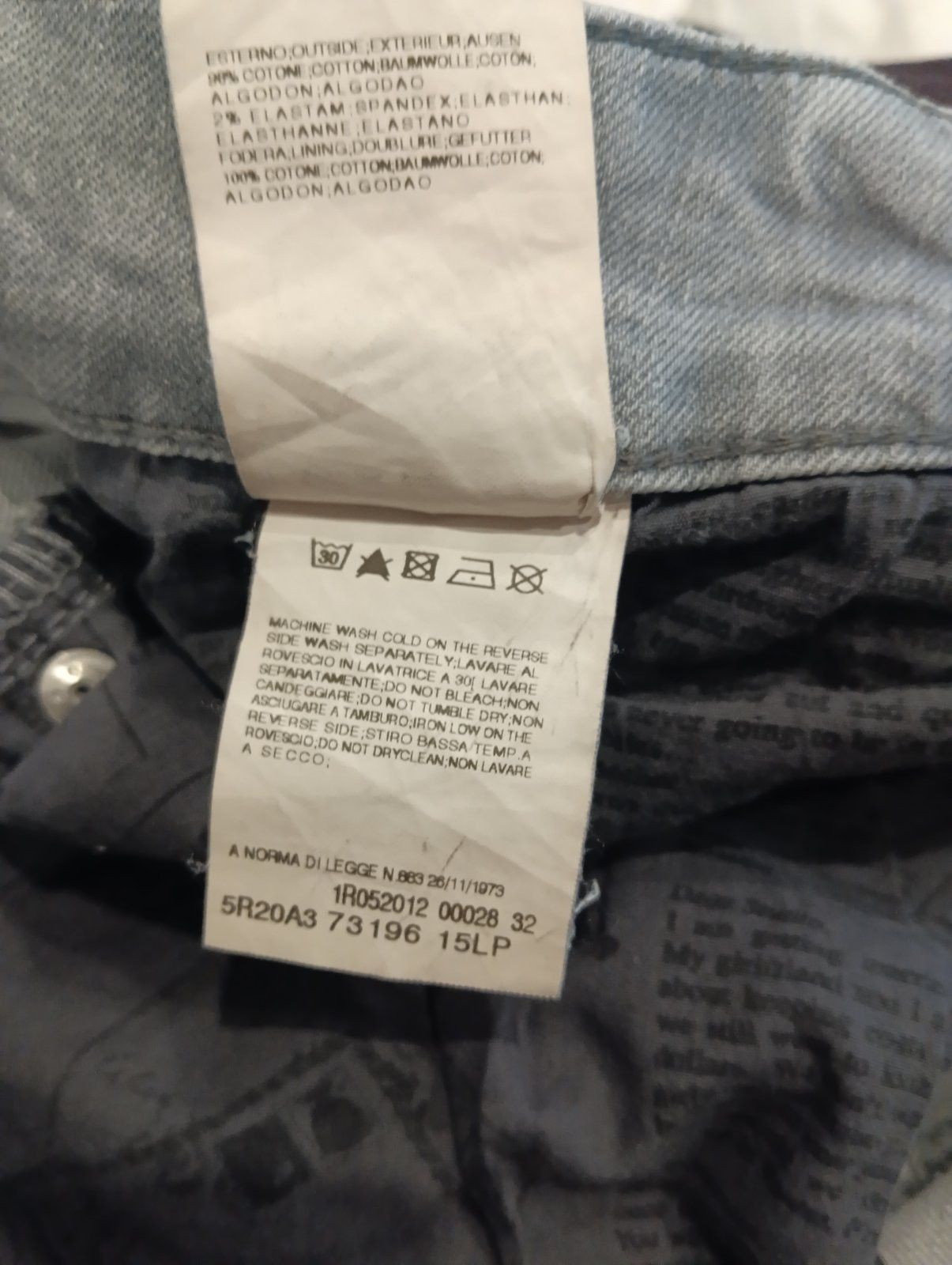John Galliano John Galliano Women's Gray Jeans Size 31" - 8 Thumbnail