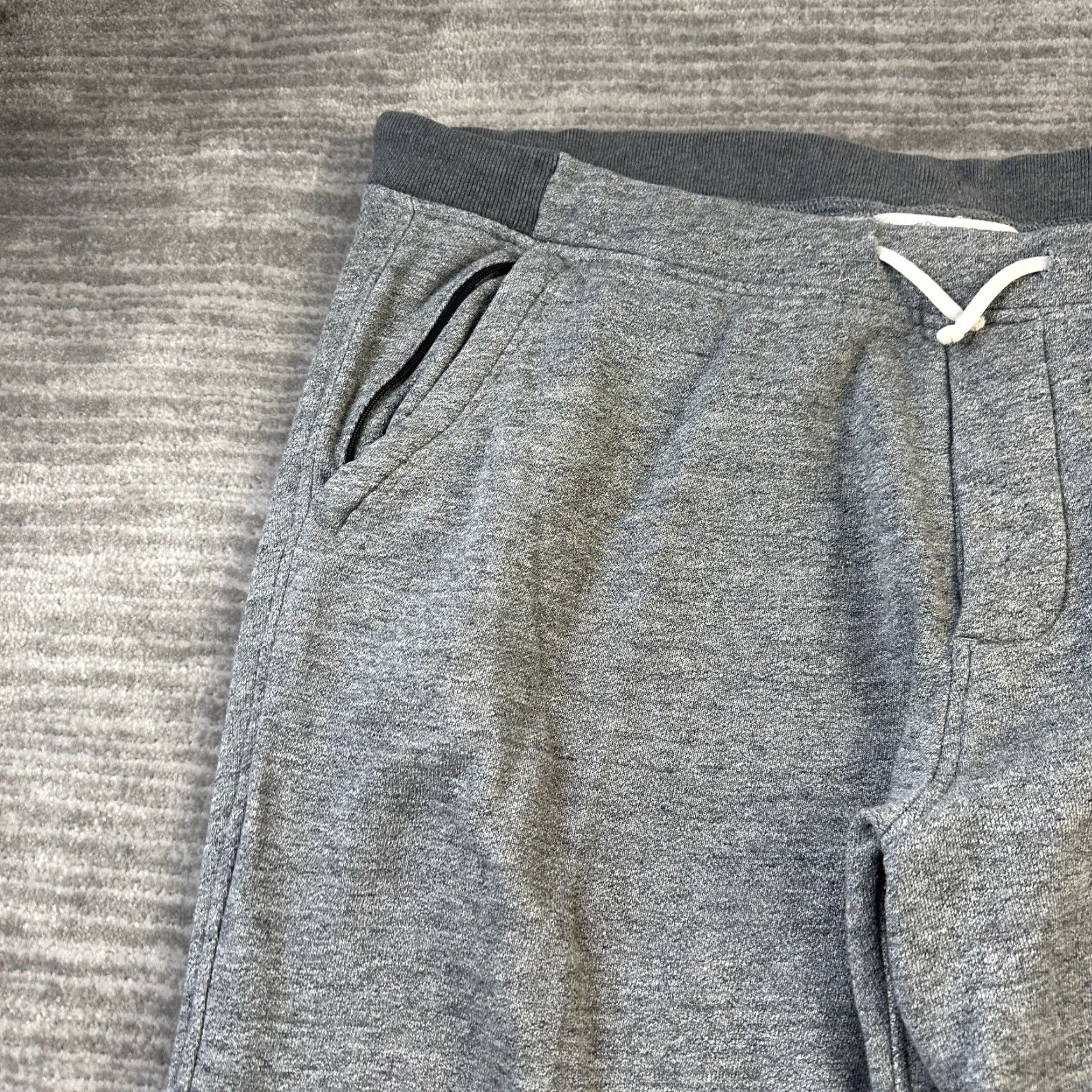J.Crew J.CREW Pants Mens Large Gray Sweatpants Slim Classic Zip Pocket Knit Goods Size US 40 / EU 56 - 3 Thumbnail