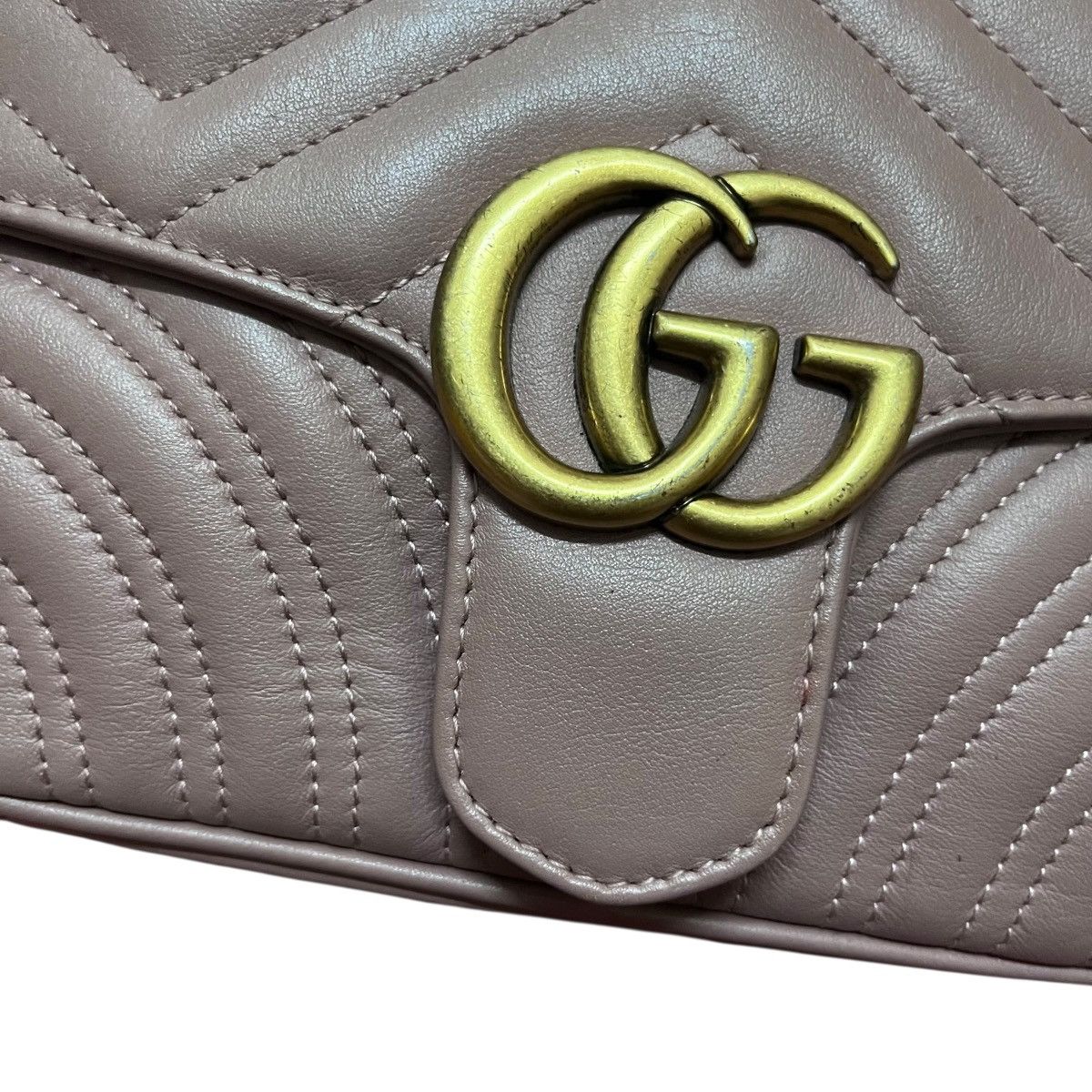 Gucci Gucci GG Marmont Leather Small Bag Shoulder Chain Size ONE SIZE - 3 Thumbnail