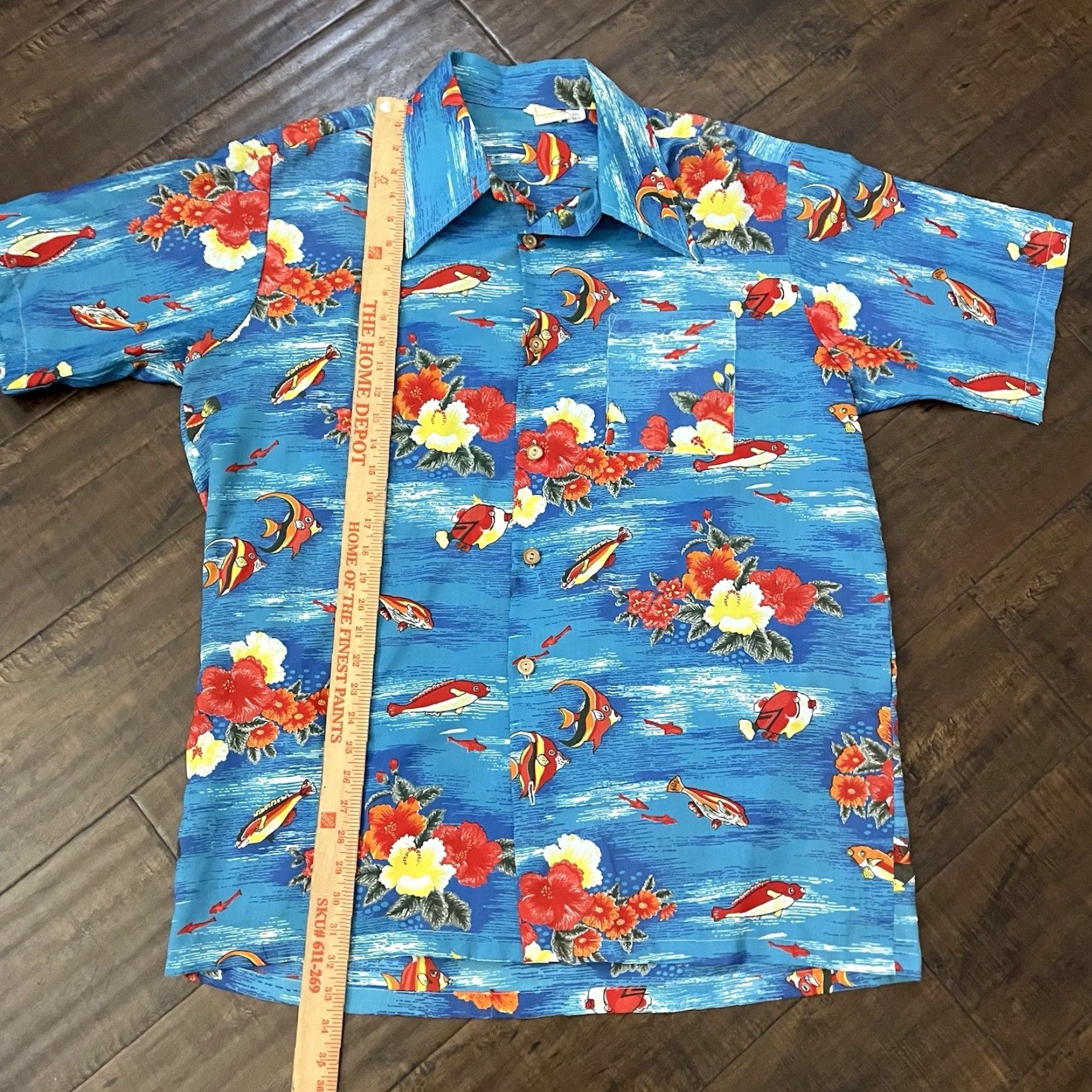Vintage VINTAGE Corzini Hawaiian Shirt Mens 2XL Aloha Button-Up Short Sleeve Camp Collar Tropical 70s 80s Men's Size US XXL / EU 58 / 5 - 8 Thumbnail