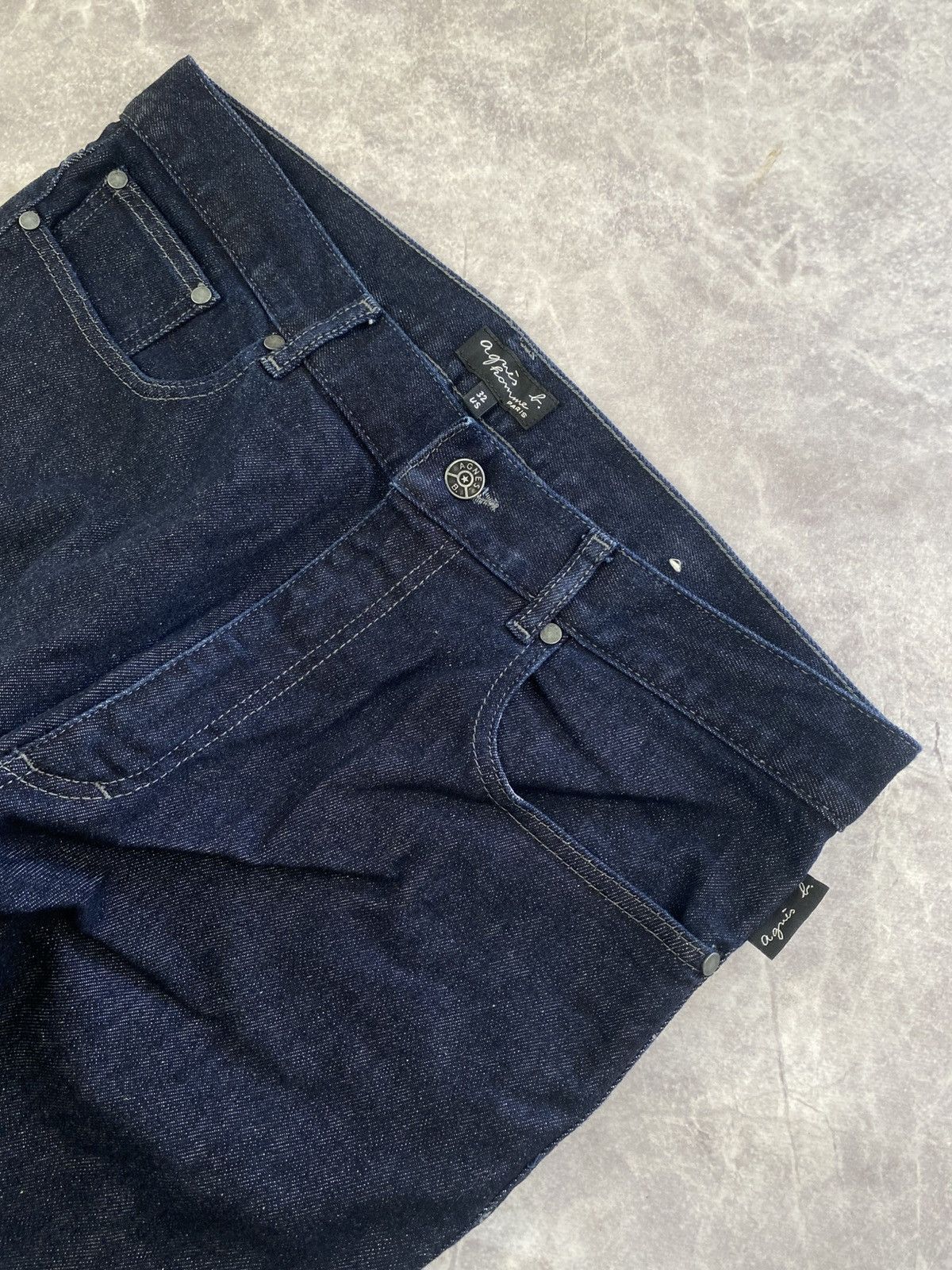 agnes b. Agnes B. Homme Paris Dark Blue Jeans size: 32 Size US 32 / EU 48 - 2 Thumbnail