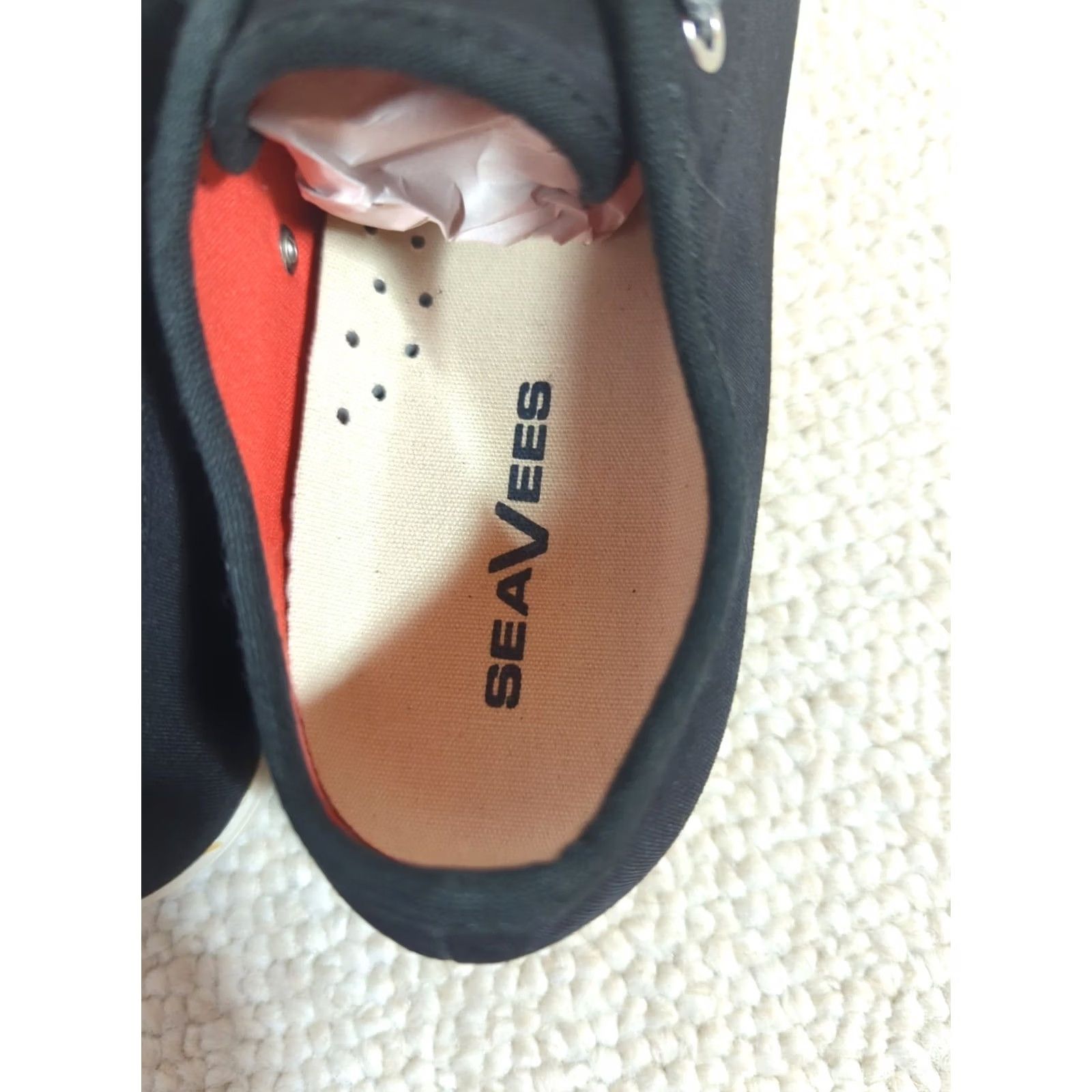 SeaVees Seavees Womens Army Issue Low Top Sneaker Black Size 7.5 Grunge Casual Navy-? Size US 8 / IT 38 - 4 Thumbnail