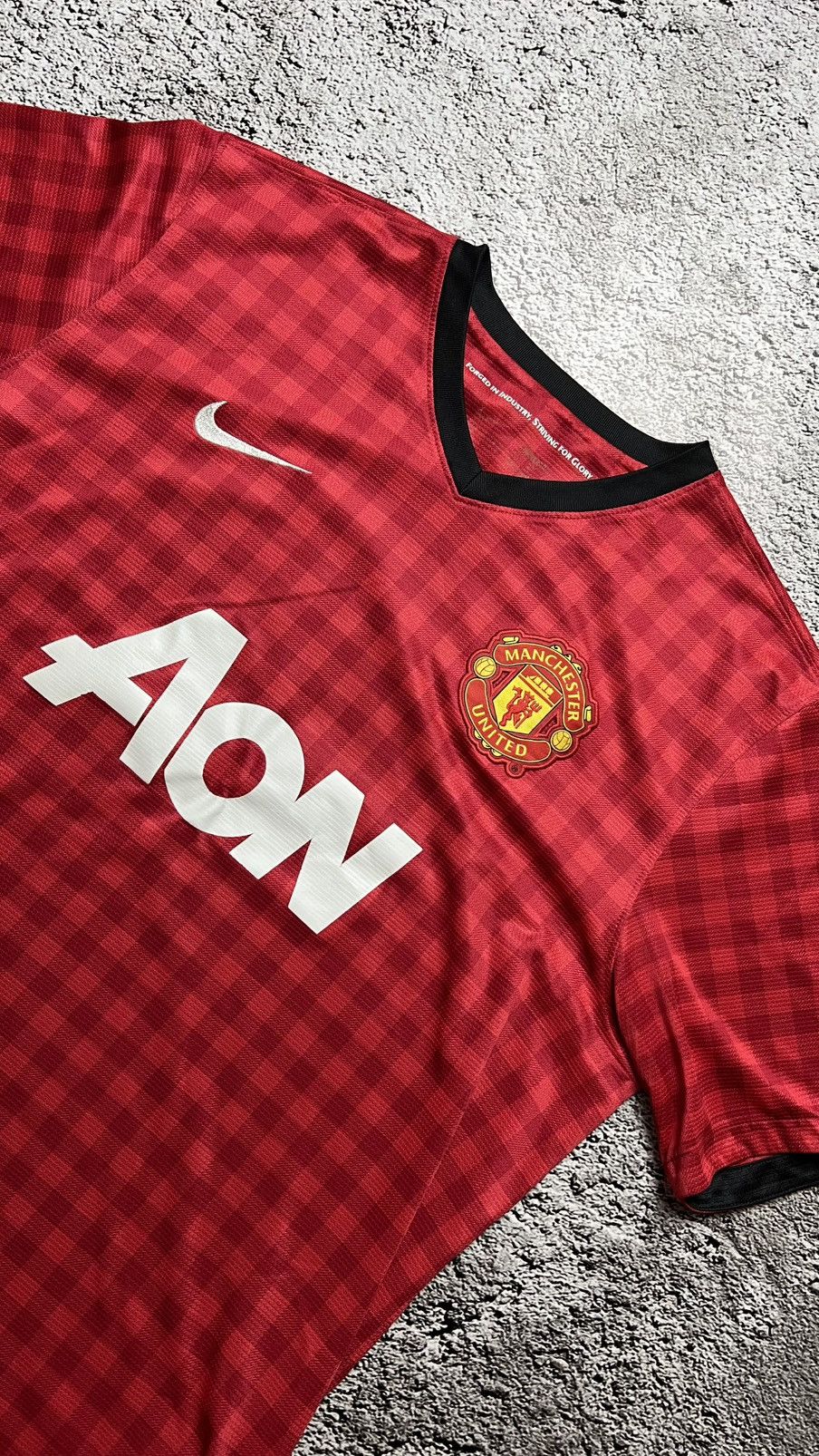 Nike 2012-2013 Manchester United nike AON Jersey Size US XL / EU 56 / 4 - 1 Thumbnail
