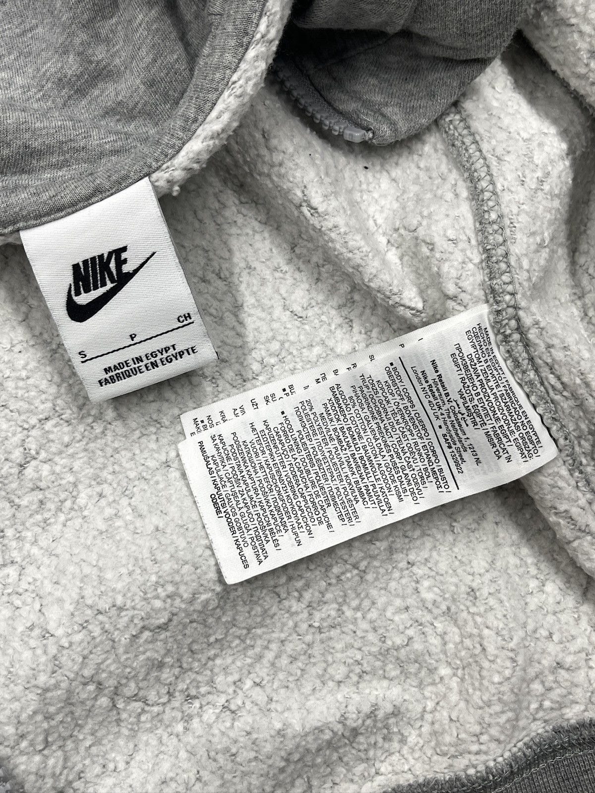 Nike Mens Nike Zip Hoodie Grey Sportswear Size US S / EU 44-46 / 1 - 7 Thumbnail