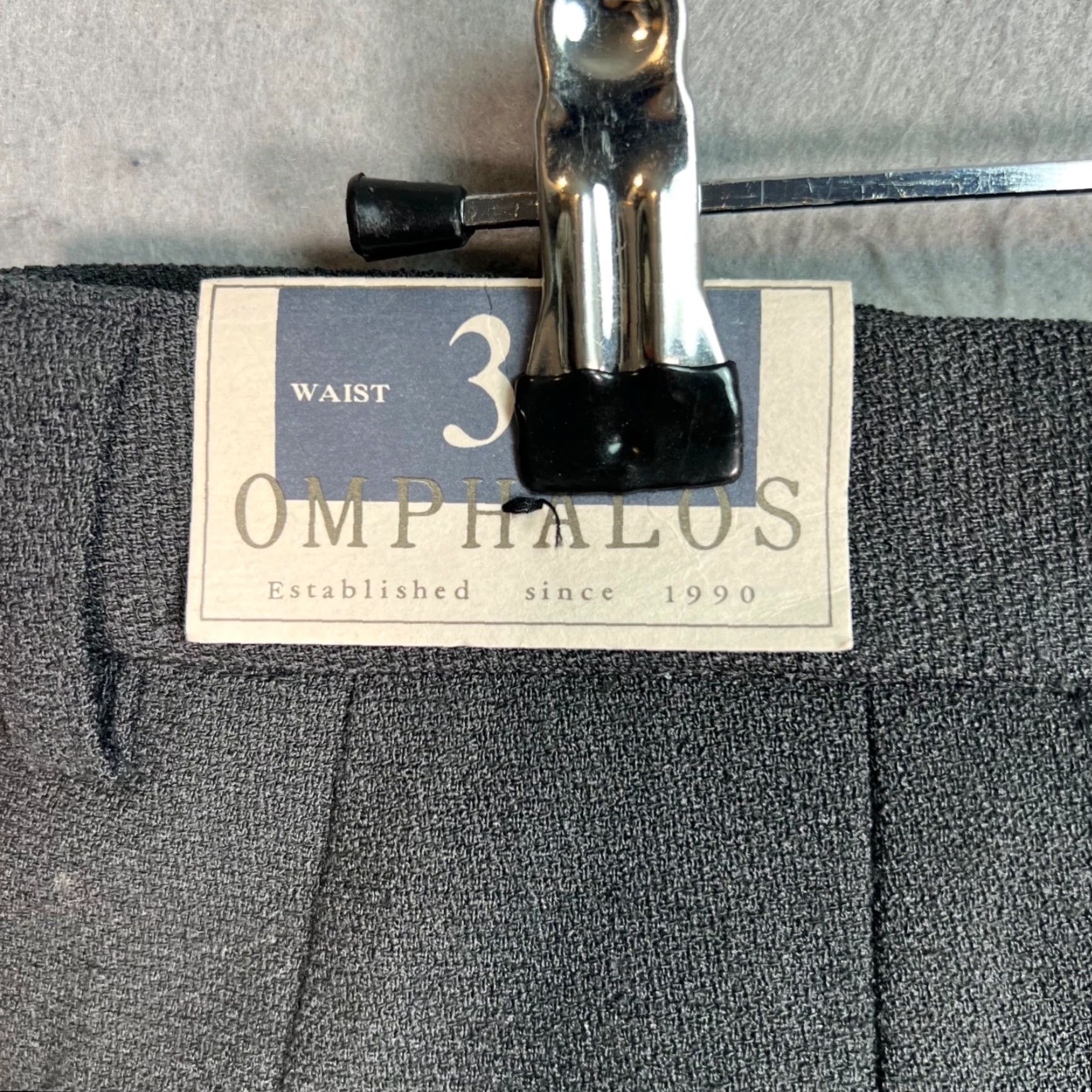 Vintage Omphalos Mens Pants Dress Gray 32 Polyester Rayon NEW! Pleated Front Straight Slash Pockets Inseam 34in Vintage: No Size US 32 / EU 48 - 3 Thumbnail