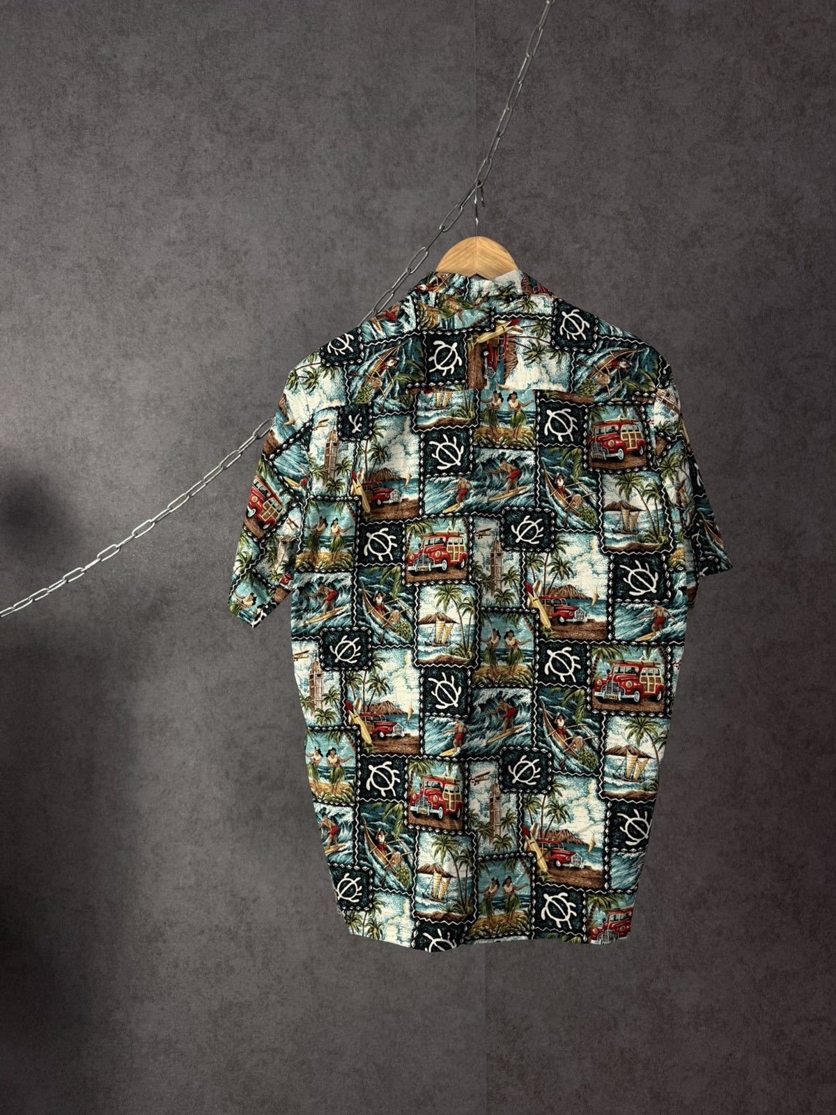 Vintage Hawaiian crazy art made in USA shirt Size US M / EU 48-50 / 2 - 5 Thumbnail