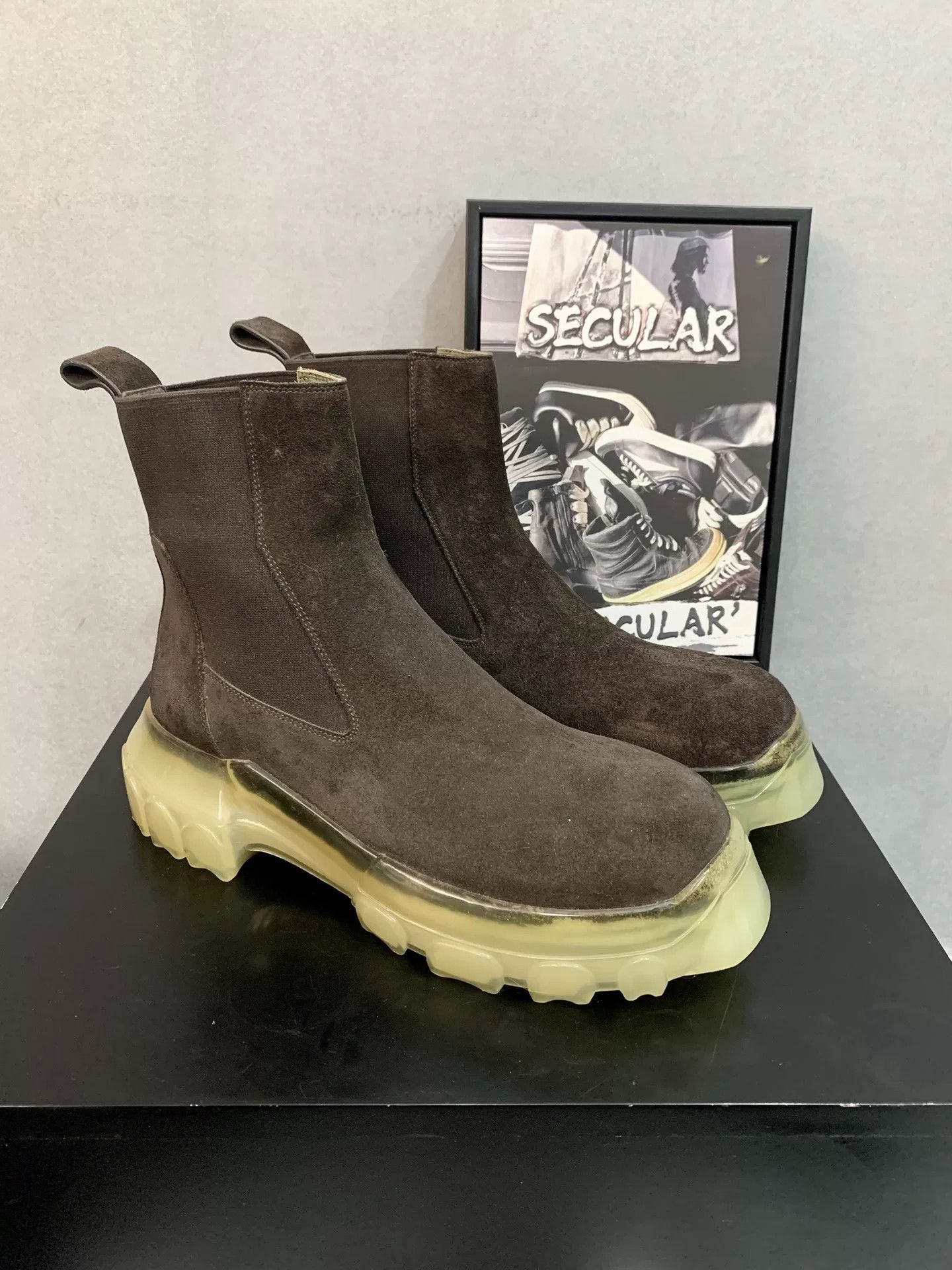 Rick Owens Rick Owens Tractor Chelsea Boots Size US 8 / EU 41 - 1 Thumbnail