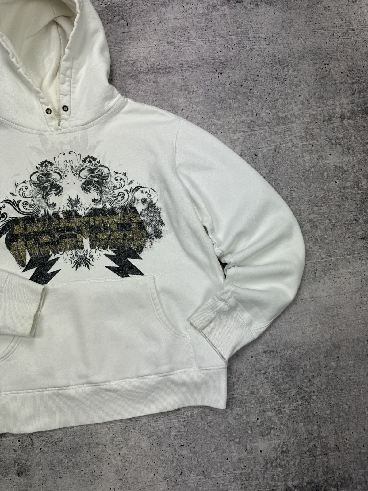 Diesel × Vintage Vintage 90’s Y2K Style Diesel Big Logo Heavy Cotton Hoodie Size US M / EU 48-50 / 2 - 3 Thumbnail