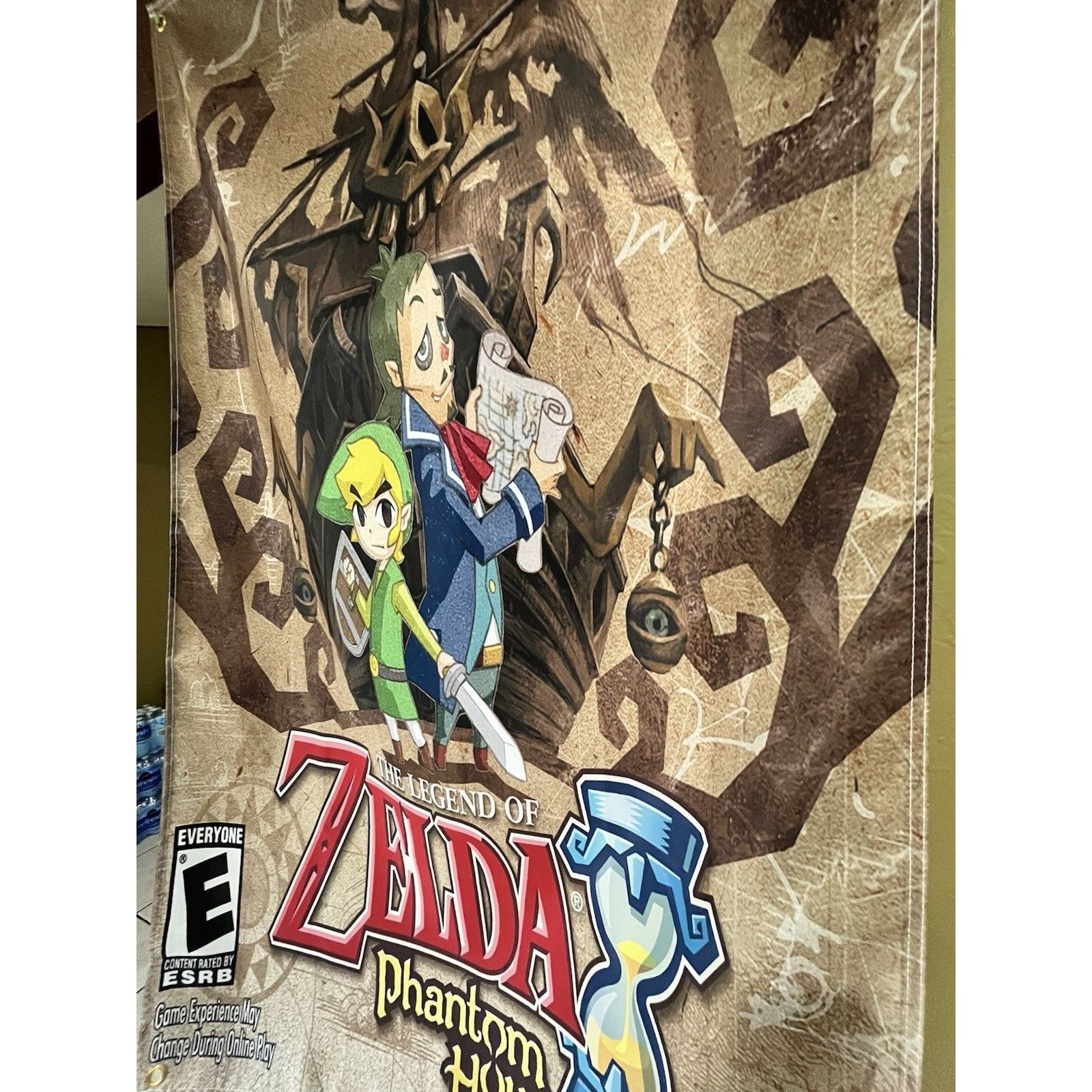 Nintendo Legend of Zelda Phantom Hourglass 5' Boxart Flag Nintendo DS Size ONE SIZE - 3 Thumbnail