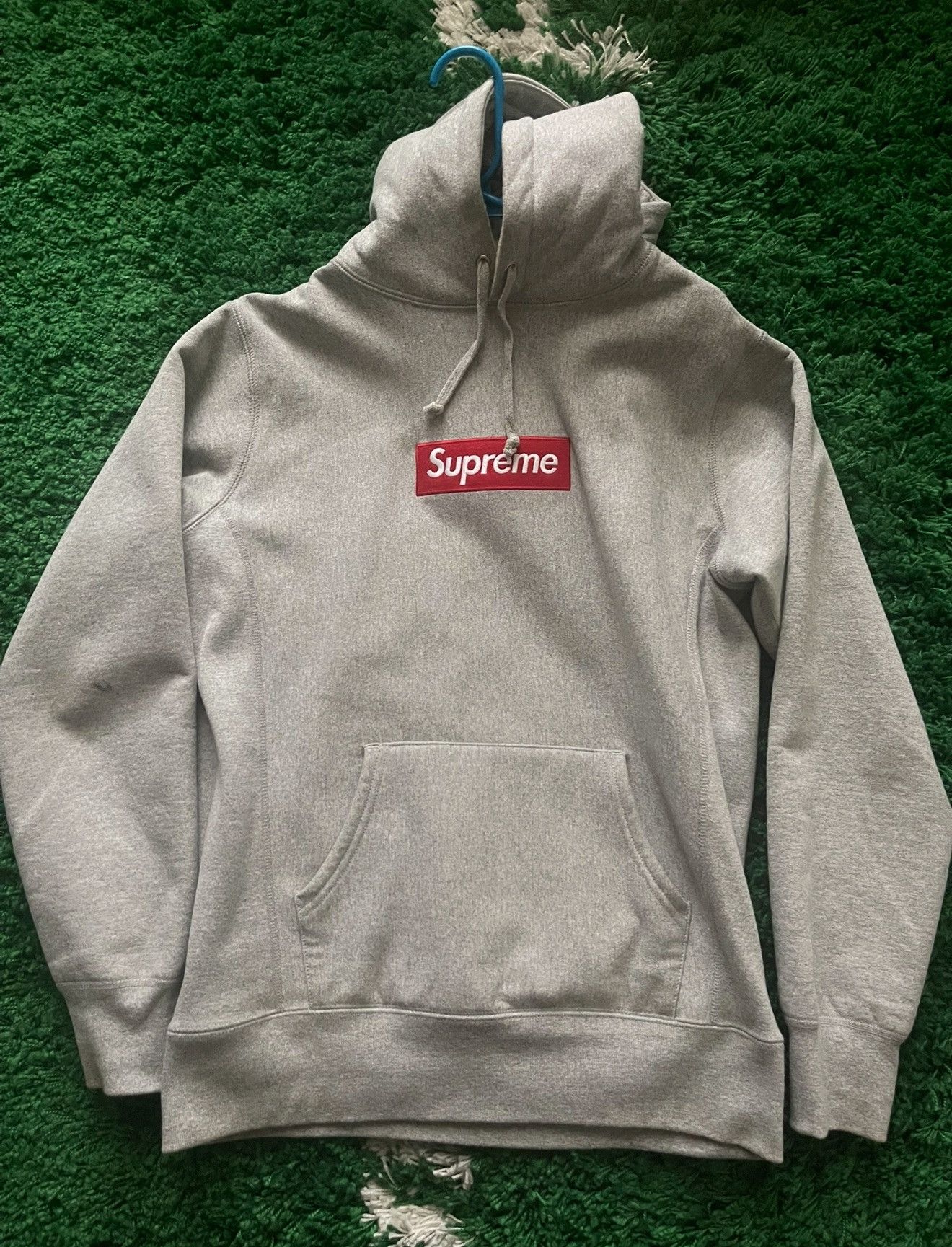 Supreme Supreme Box Logo Hoodie FW16 Grey Size US M / EU 48-50 / 2 - 1 Thumbnail