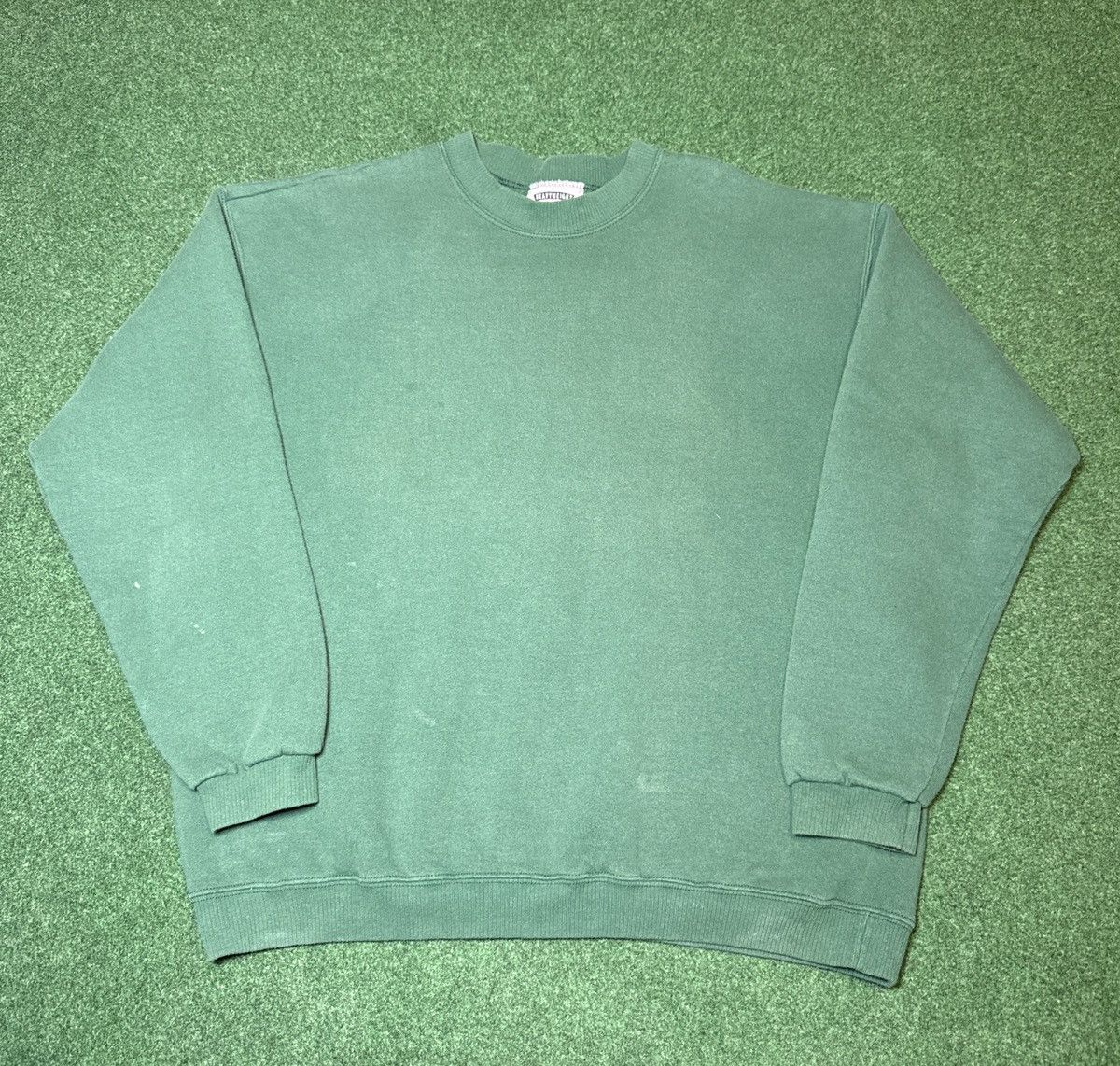 Lee × Vintage Vintage 90s Pine Forest Dark Green XL Pullover Sweatshirt Size US XL / EU 56 / 4 - 1 Thumbnail