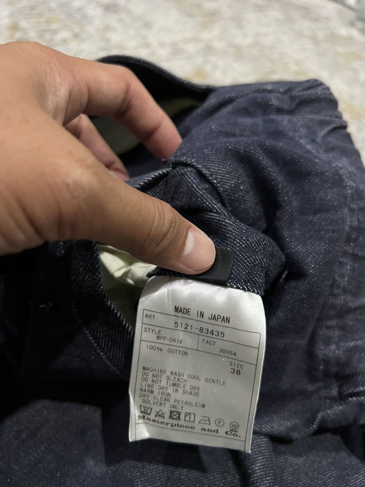 Gramicci Gramicci x Scye Indigo Raw Denim Baggy Pants Size US 30 / EU 46 - 9 Thumbnail