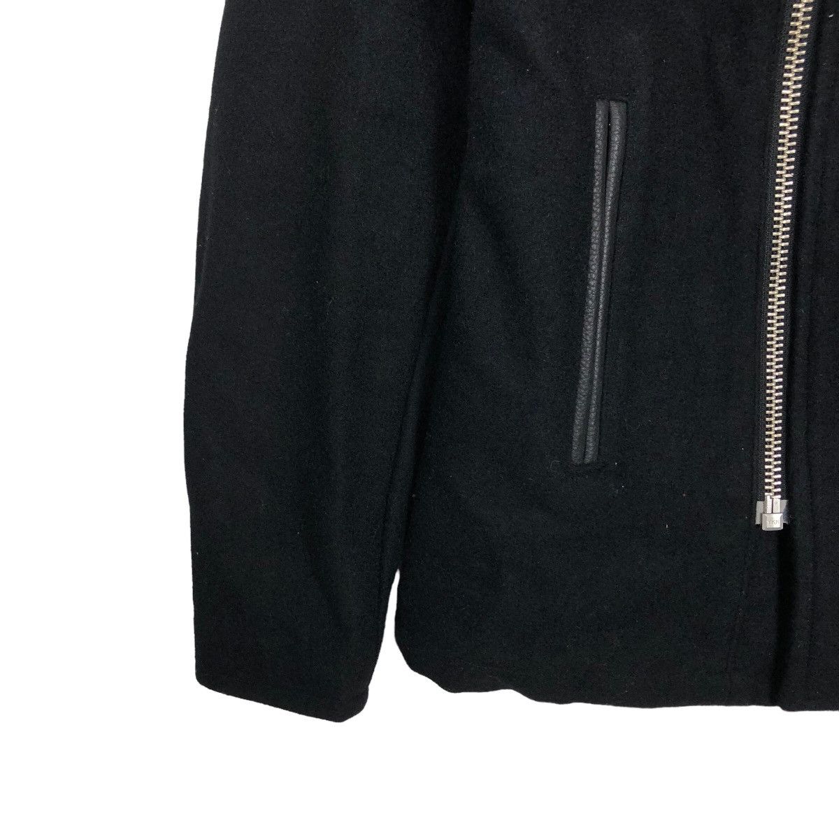 Japanese Brand 🔥90’s Wool Biker Jacket Double Breast Scanner Fundamental Size US M / EU 48-50 / 2 - 4 Thumbnail