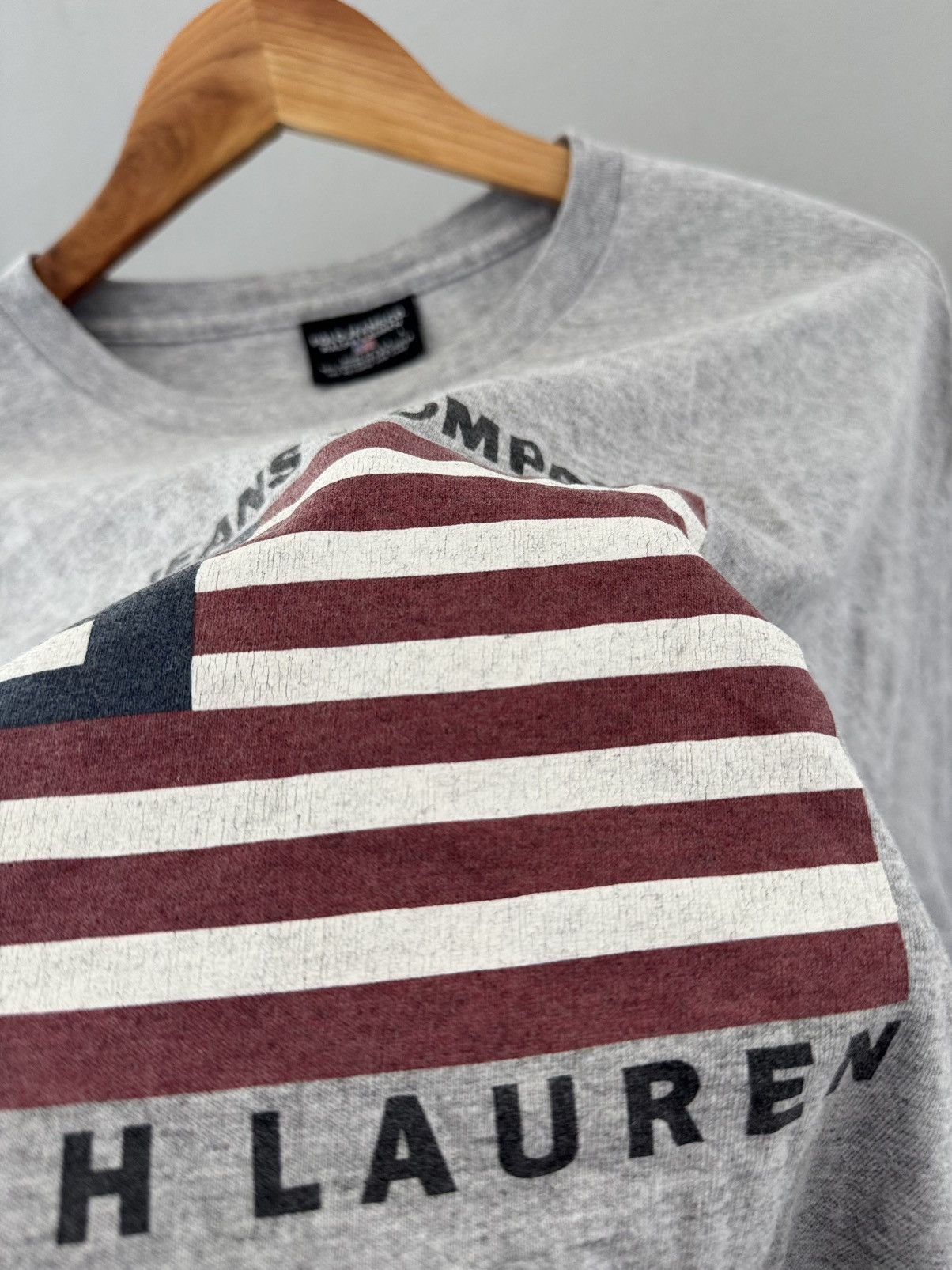 Polo Ralph Lauren Vintage Polo Jeans Co Ralph Lauren USA Flag Tee Size US L / EU 52-54 / 3 - 5 Thumbnail