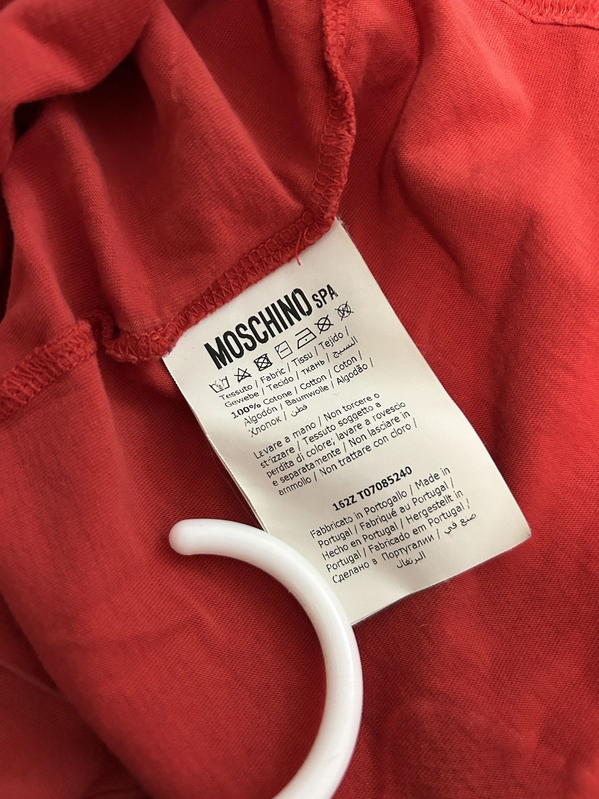 Moschino MOSCHINO LOGO TEE Size US L / EU 52-54 / 3 - 4 Thumbnail