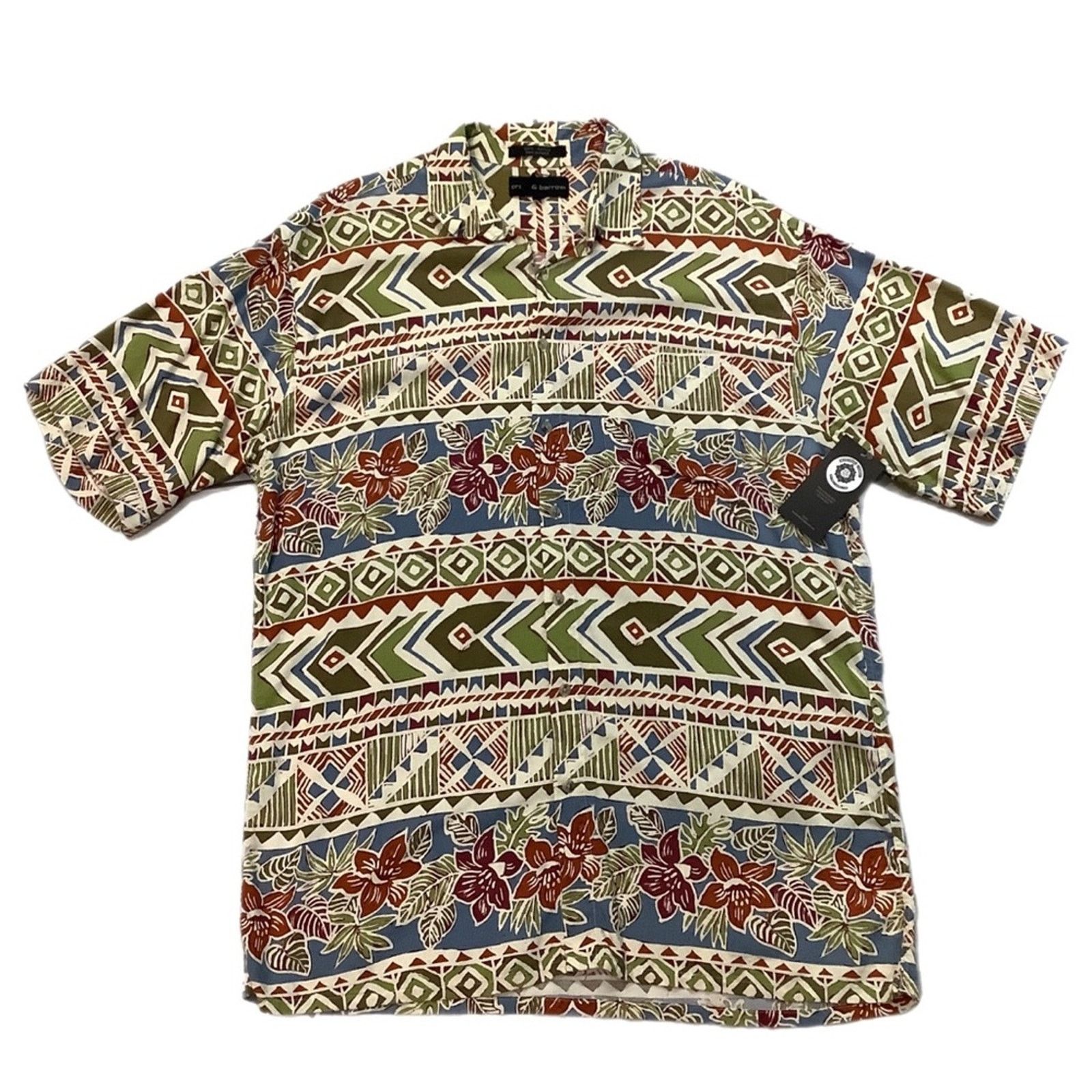 Vintage Craft & Barrow Hawaiian shirt Size US XL / EU 56 / 4 - 1 Thumbnail