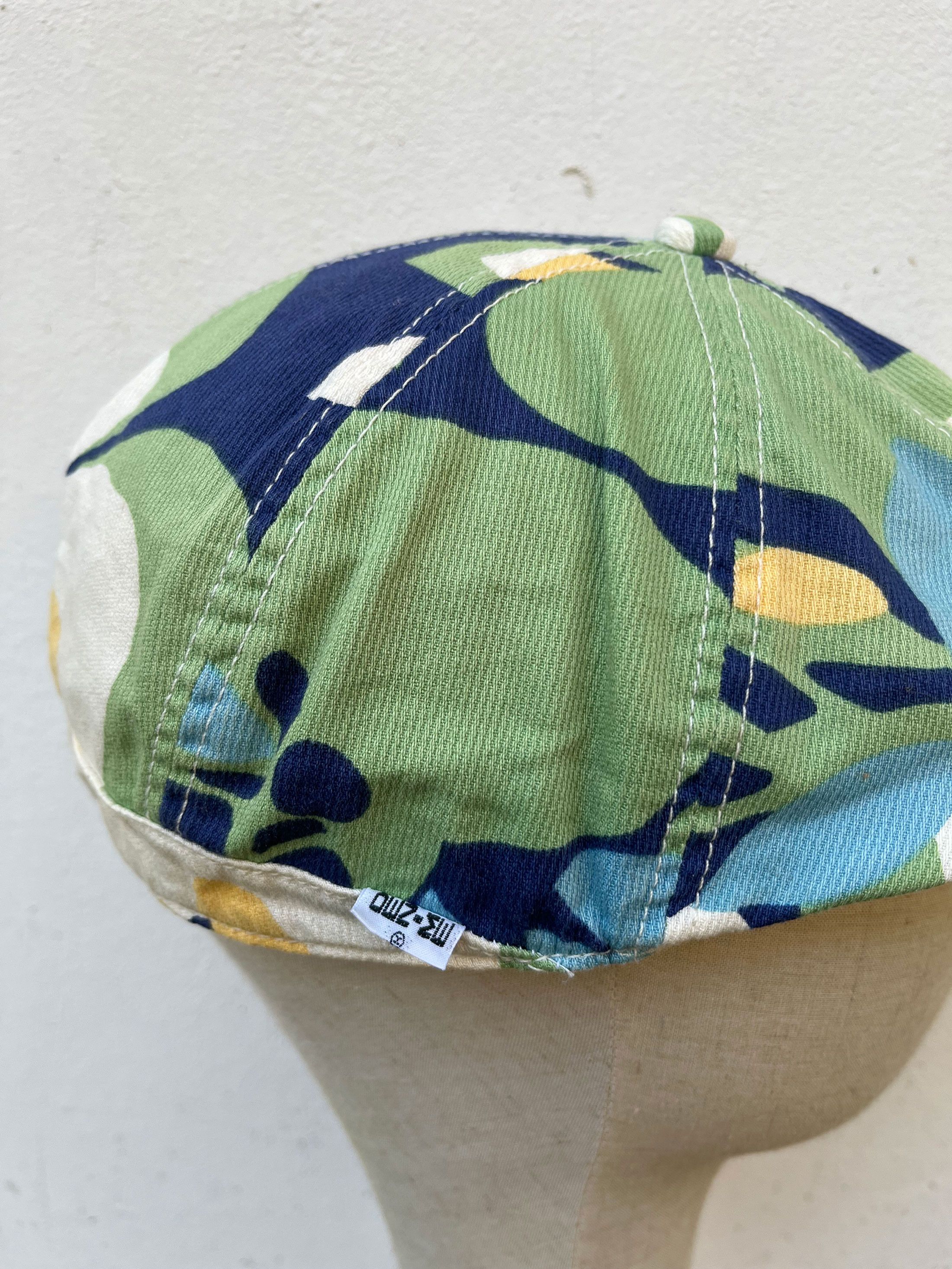 Arts & Science × Denime Denime Japan Hand Print Flat Cap Hawaii Hawaiian Size ONE SIZE - 4 Thumbnail