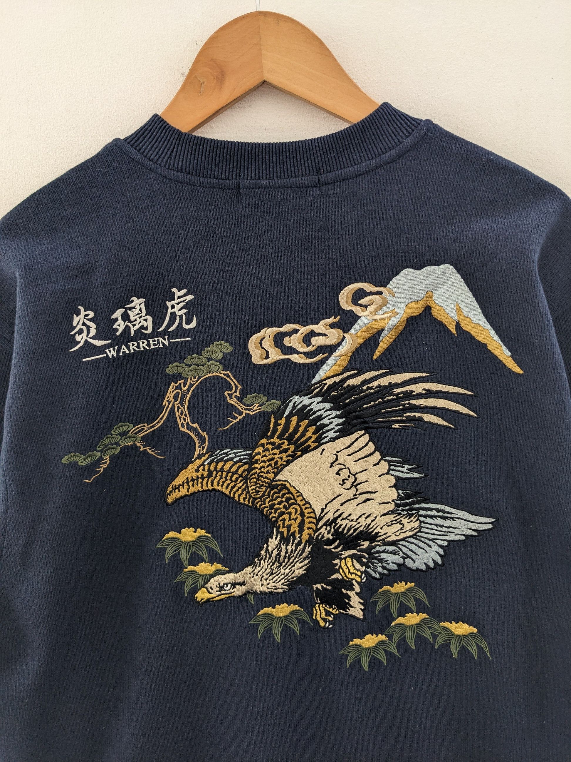 Japanese Brand Vintage Sukajan Sweatshirt Embroidered by Enrico Warren Size US M / EU 48-50 / 2 - 13 Thumbnail