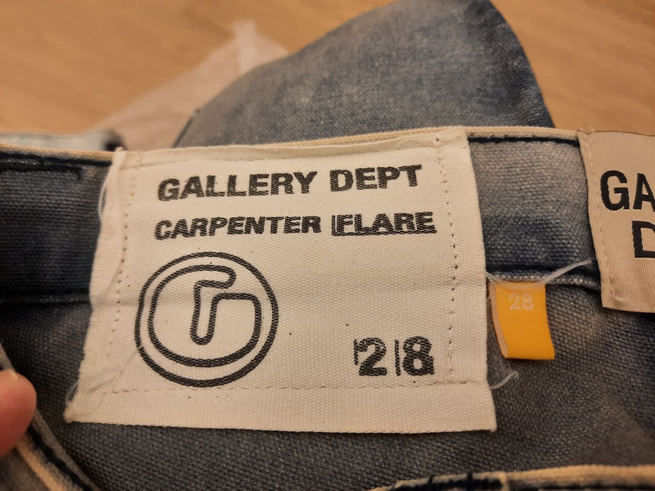 Gallery Dept. Carpenter Flare Paint Splatter Jeans Size 28" / US 6 / IT 42 - 3 Thumbnail