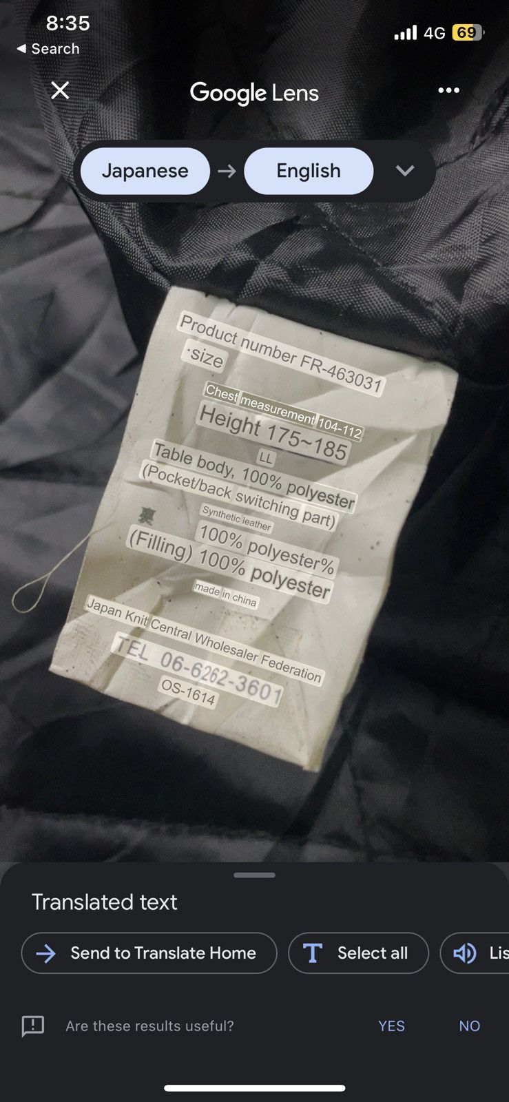 Other FERNAND RAZZINI EMBROIDERED SPELL OUT FULL ZIP JACKET Size US XL / EU 56 / 4 - 16 Thumbnail