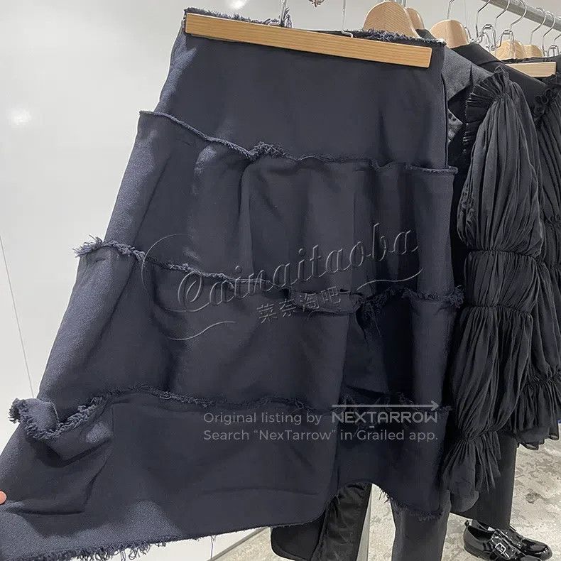 Comme Des Garcons size S Main line polyester skirt